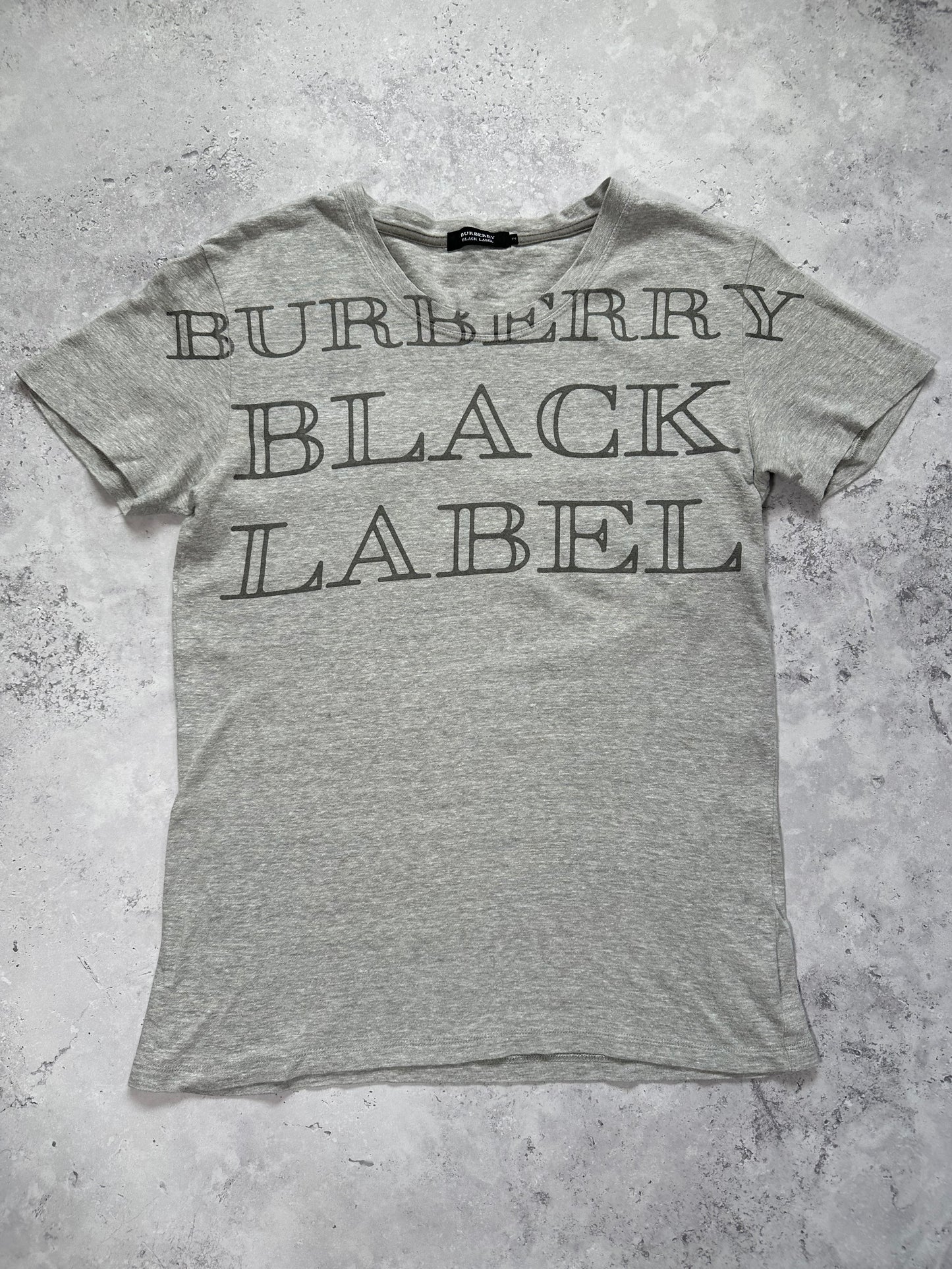 Burberry Black Label 2008 Big Spellout T-shirt (S)