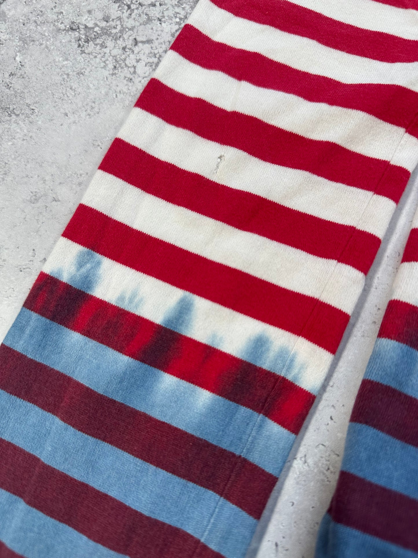 Comme des Garçons AD2007 Dip Dyed Stripe Longsleeve Tshirt (XS)