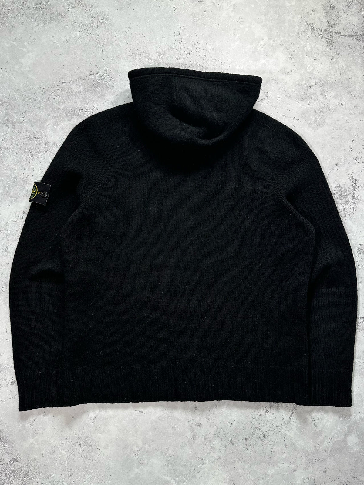 Stone Island AW2006 Hooded Zip Wool Knit by Paul Harvey (L)