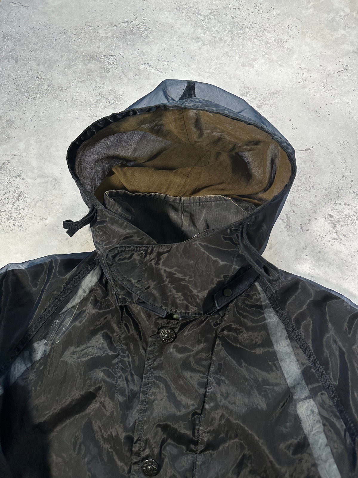 Stone Island SS2001 Monofilament Jacket by Paul Harvey (XXL)