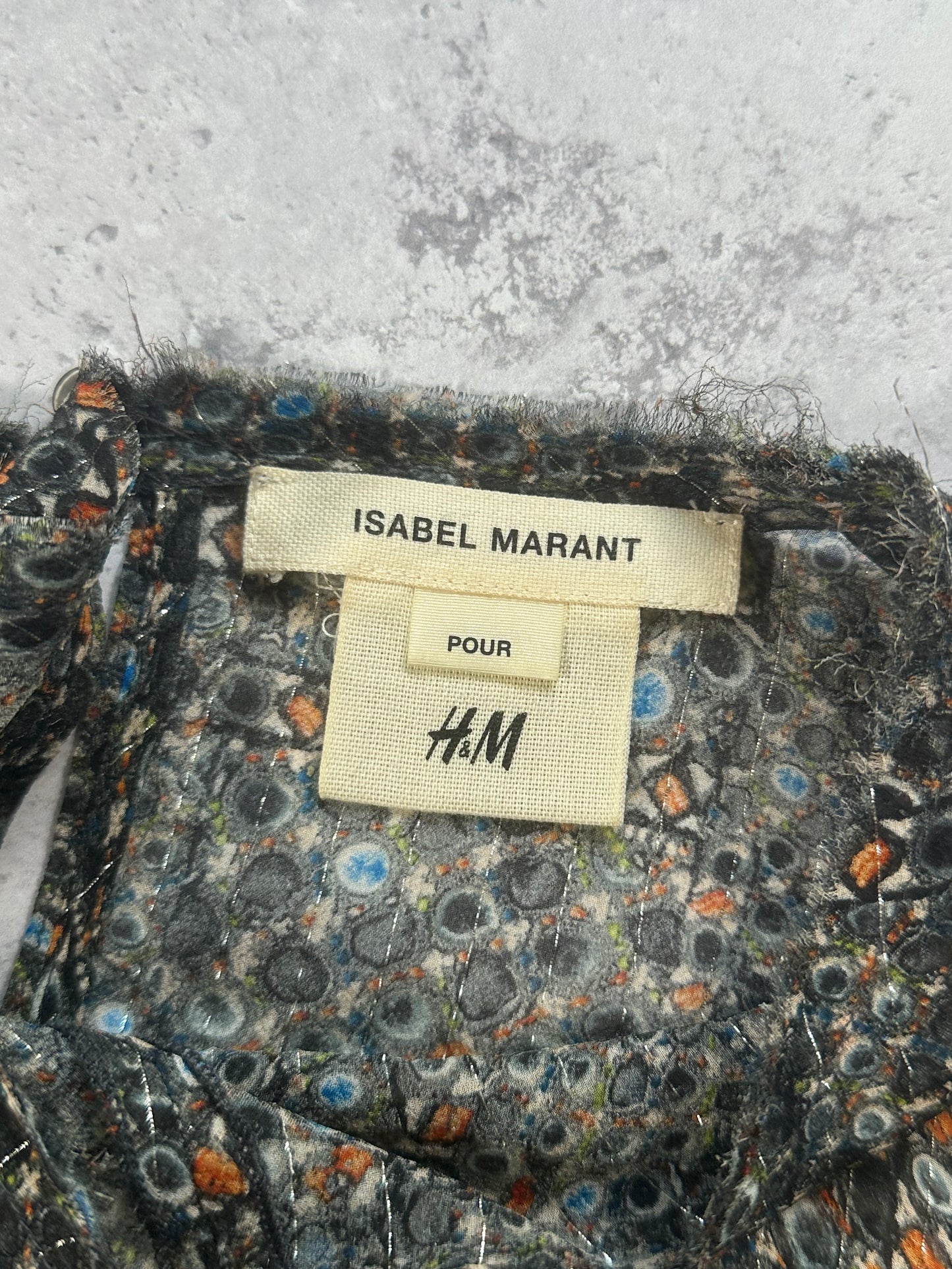 Isabel Marant x H&M 2013 Silk Metallic Top Blouse