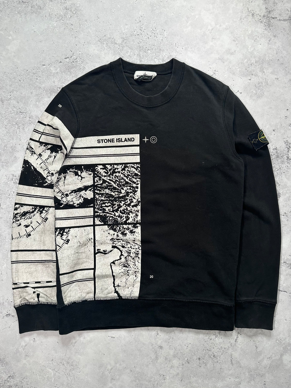 Stone Island AW2020 Mural Graphic Sweatshirt (M)