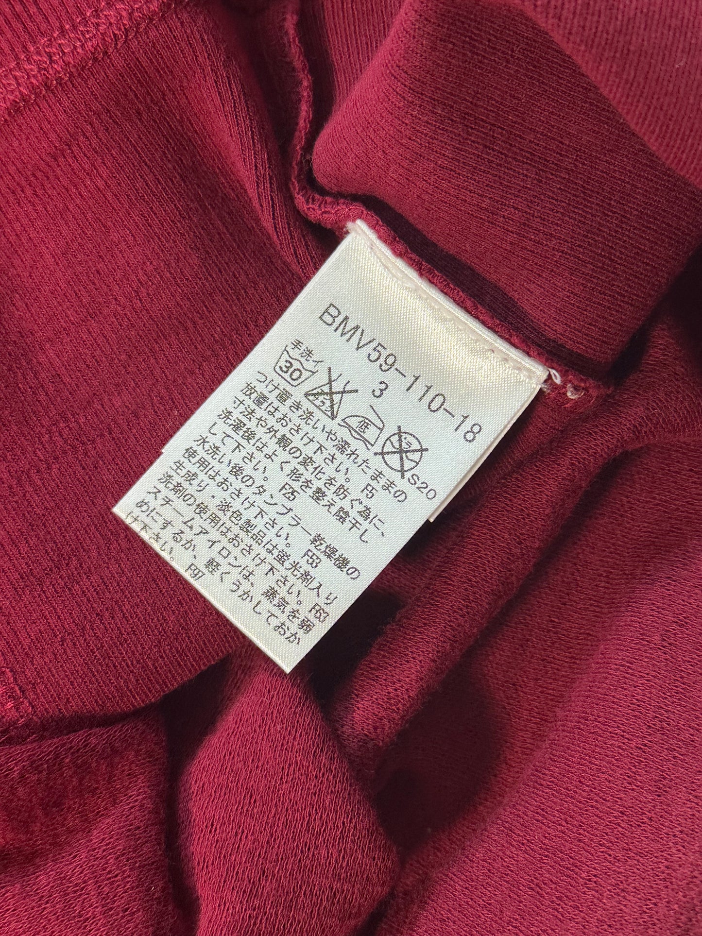 Burberry Black Label Waffle Knit Longsleeve Henley Tshirt