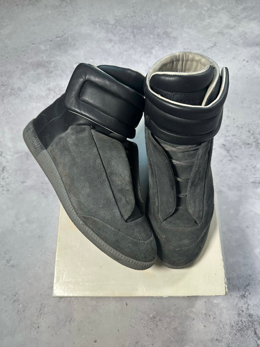 Maison Margiela 2016 Future High Suede and Leather Split Sneakers (EU 39 / UK 6 / US 7)