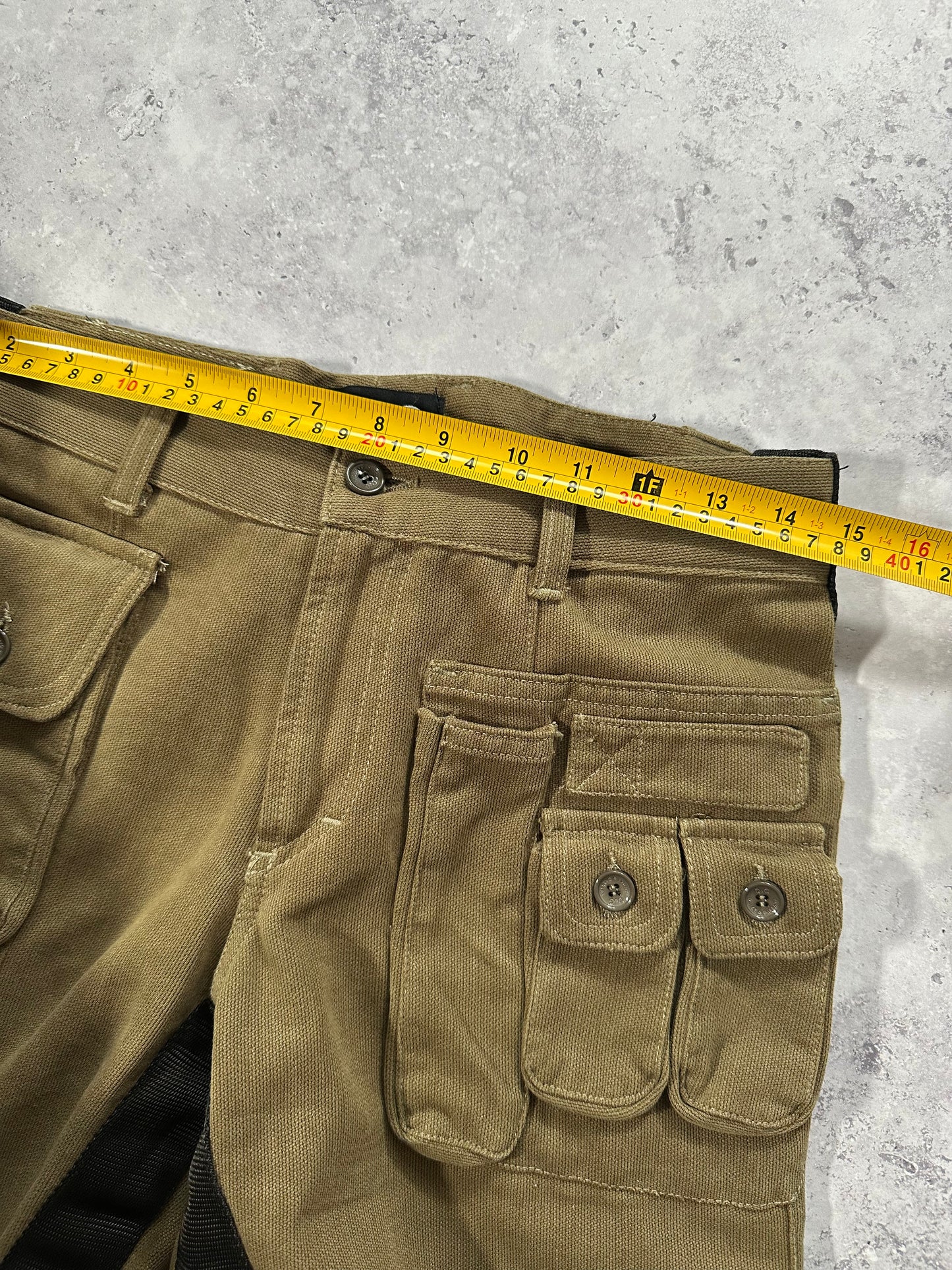 D&G Dolce & Gabbana 2003 Bondage Multipocket Cargo Pants