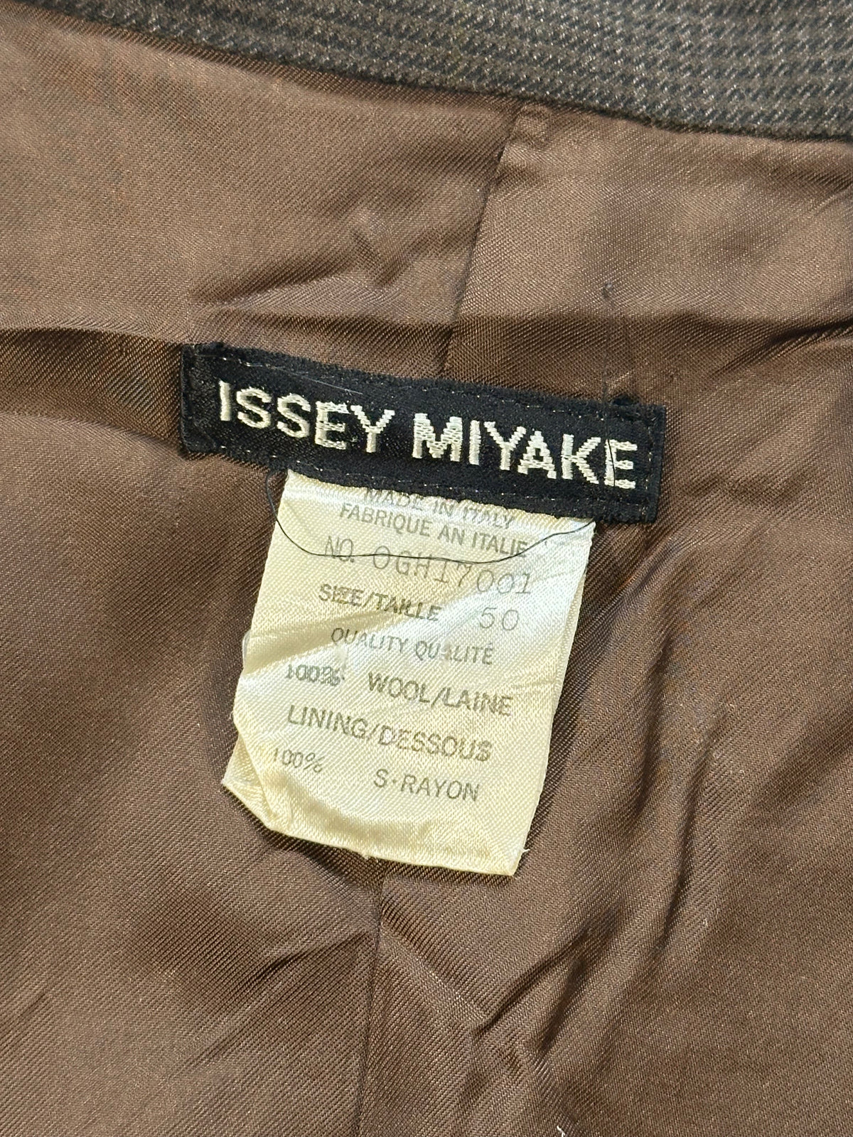 Issey Miyake 1980’s Plaid Gingham Blazer Jacket (50)