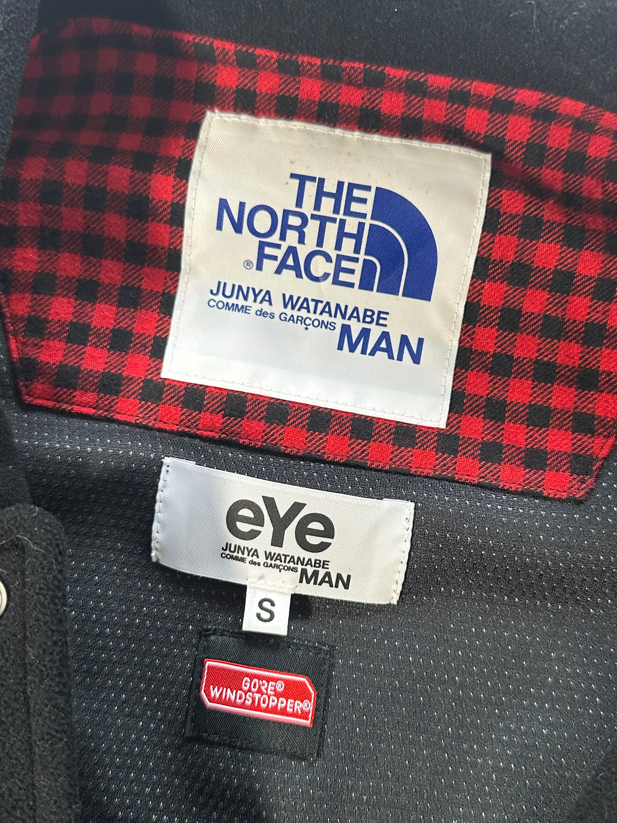 Junya Watanabe MAN CDG x North Face AW2016 Gore Windstopper Jacket (S)
