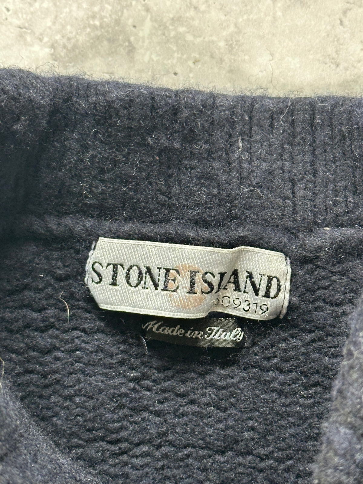 Stone Island AW2001 Wool Compass Sweatshirt by Paul Harvey (S)