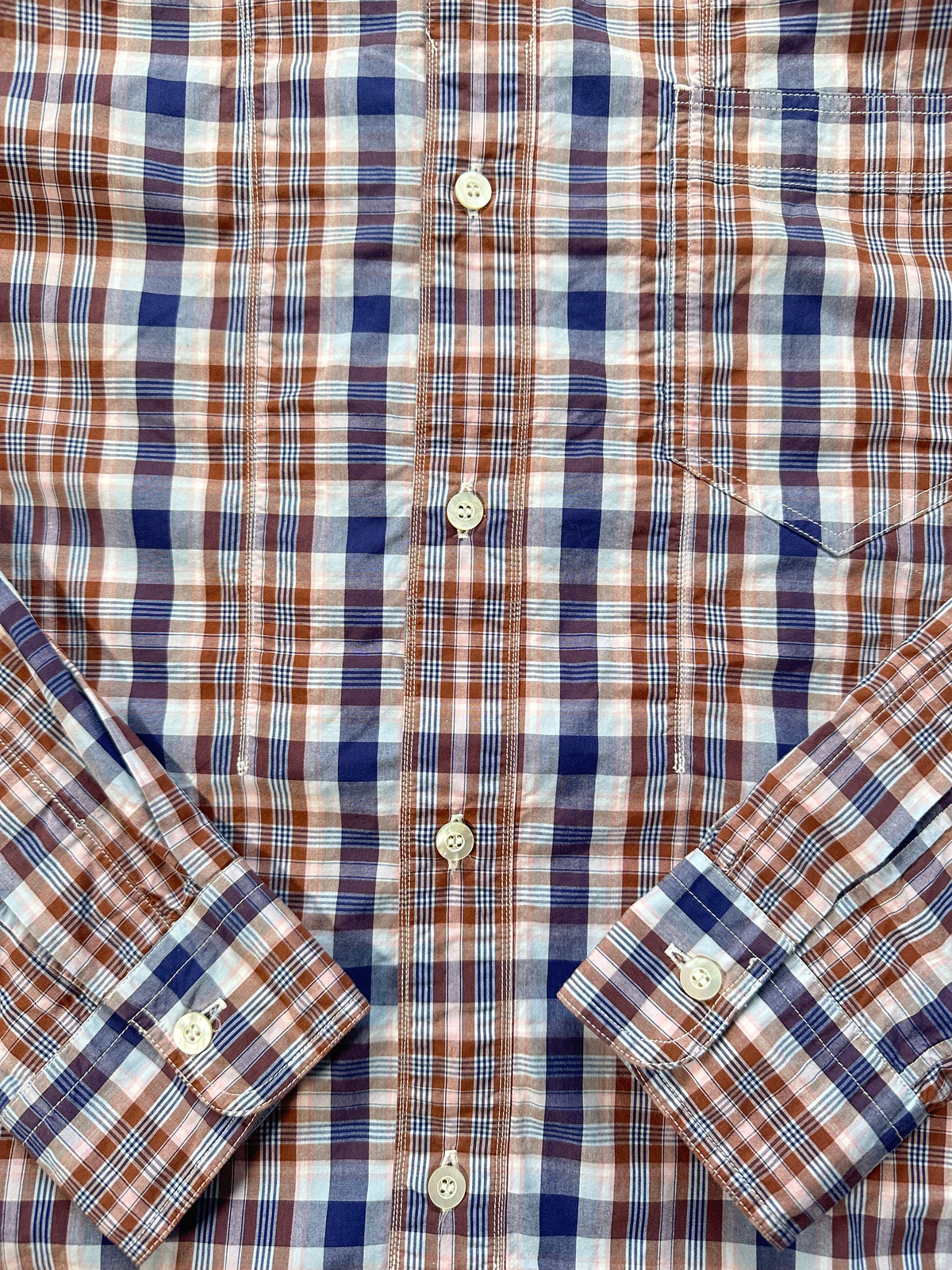 Junya Watanabe MAN Comme Des Garçons AD2012 Plaid Longsleeve Shirt (S)