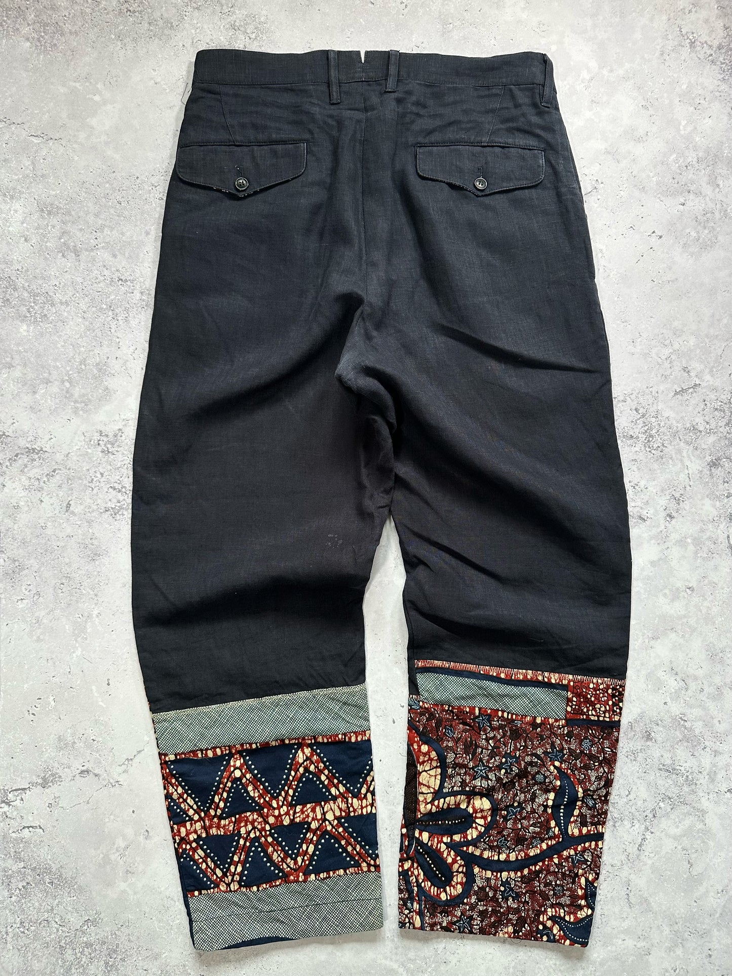 Junya Watanabe MAN Comme Des Garçons AD2015 Patchwork Trousers (M)