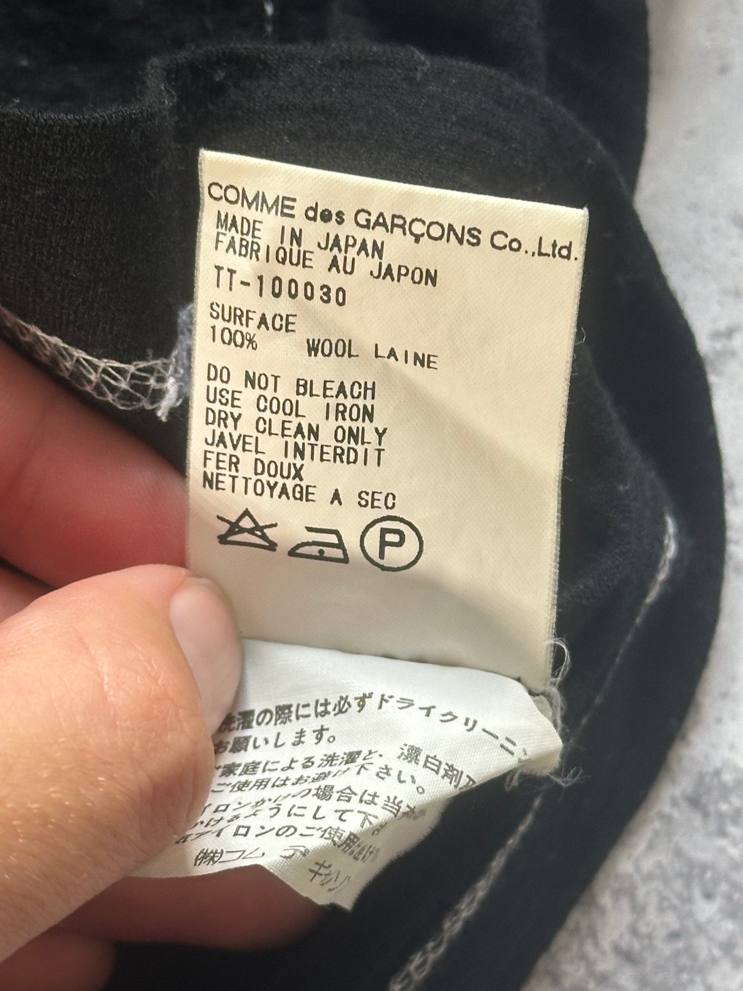 Comme des Garçons Tricot 1998 Contrast Stitch Longsleeve Shirt