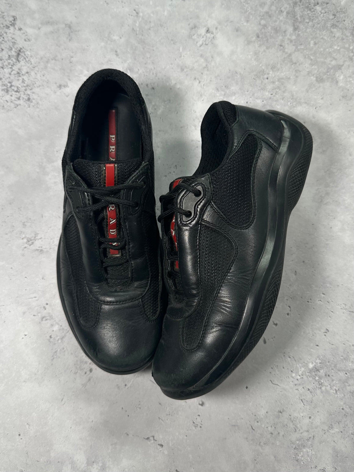 Prada Linea Rossa America’s Cup Sneakers in Black (UK5/EU37.5-38/US6)