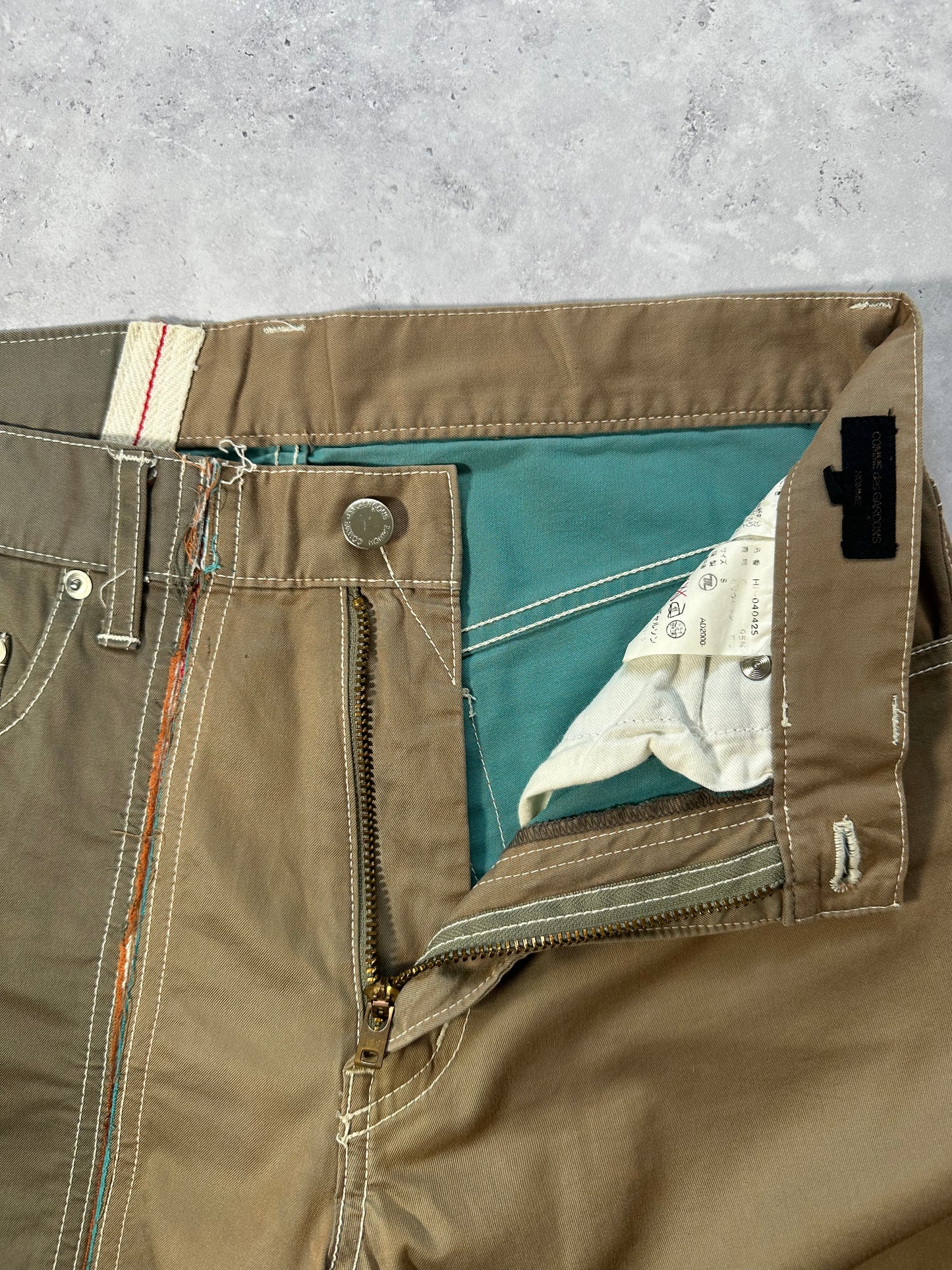 Comme Des Garçons Homme AD2000 Archive Split Seam Reconstruction Trousers (30)