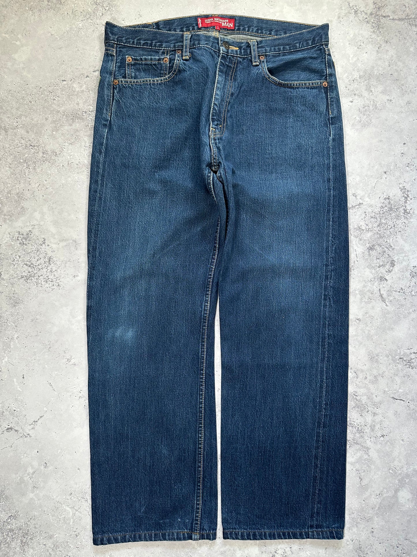Junya Watanabe MAN × Levi’s AD2006 Camo Patchwork Jeans