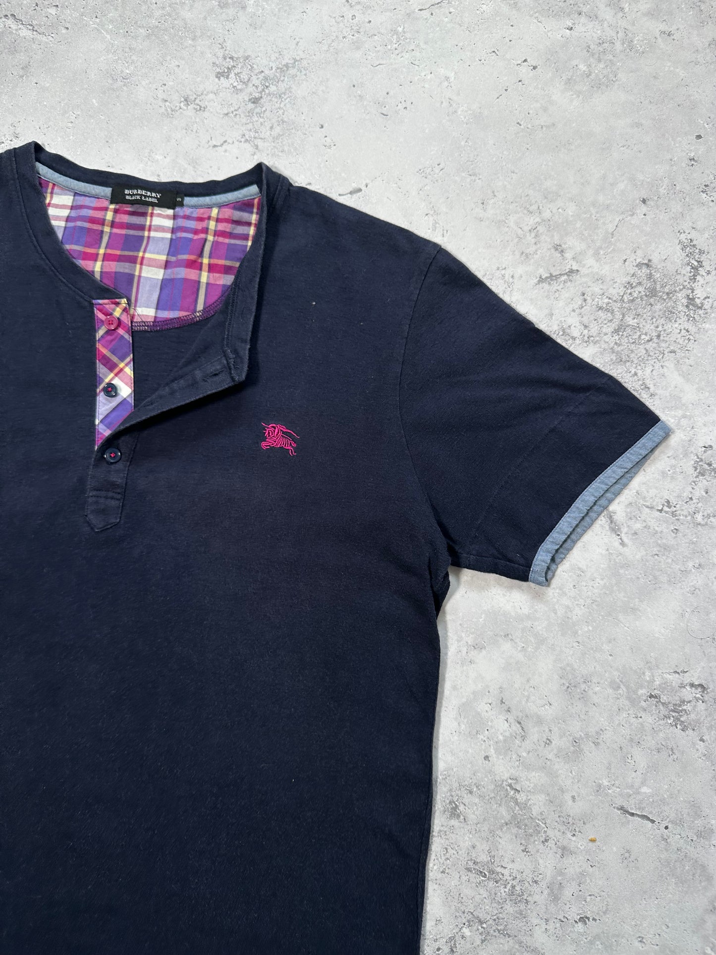 Burberry Black Label 2007 Henley T-shirt (M)