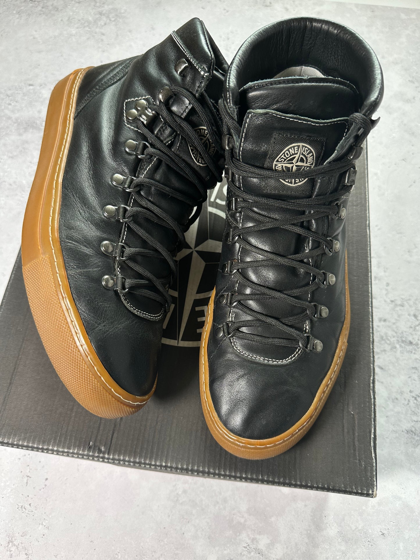 Stone Island x Diemme Black High Top Boots (EU41)