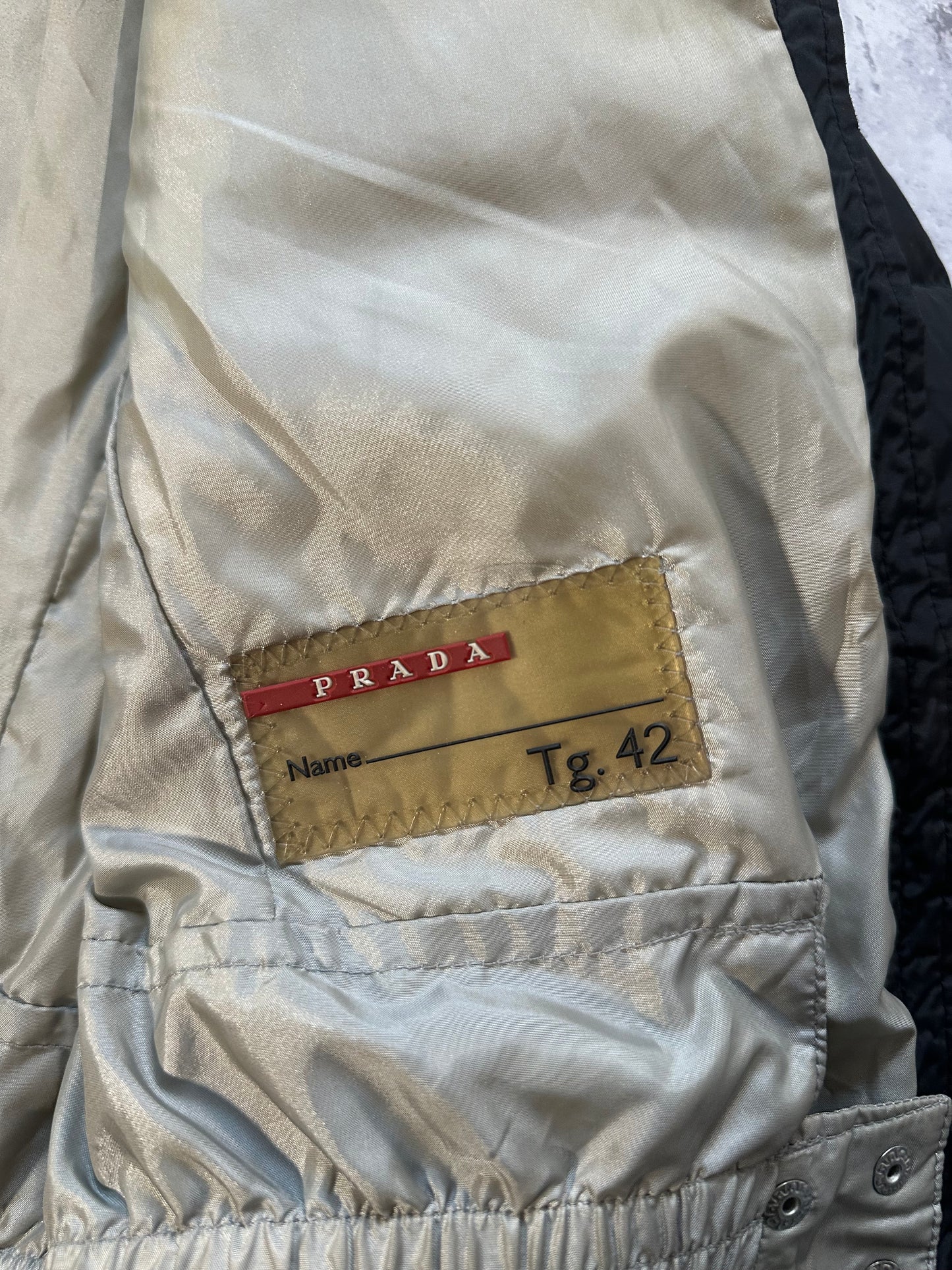 Prada Sport 2006 Luna Rossa Fur Hood Ski Puffer Jacket