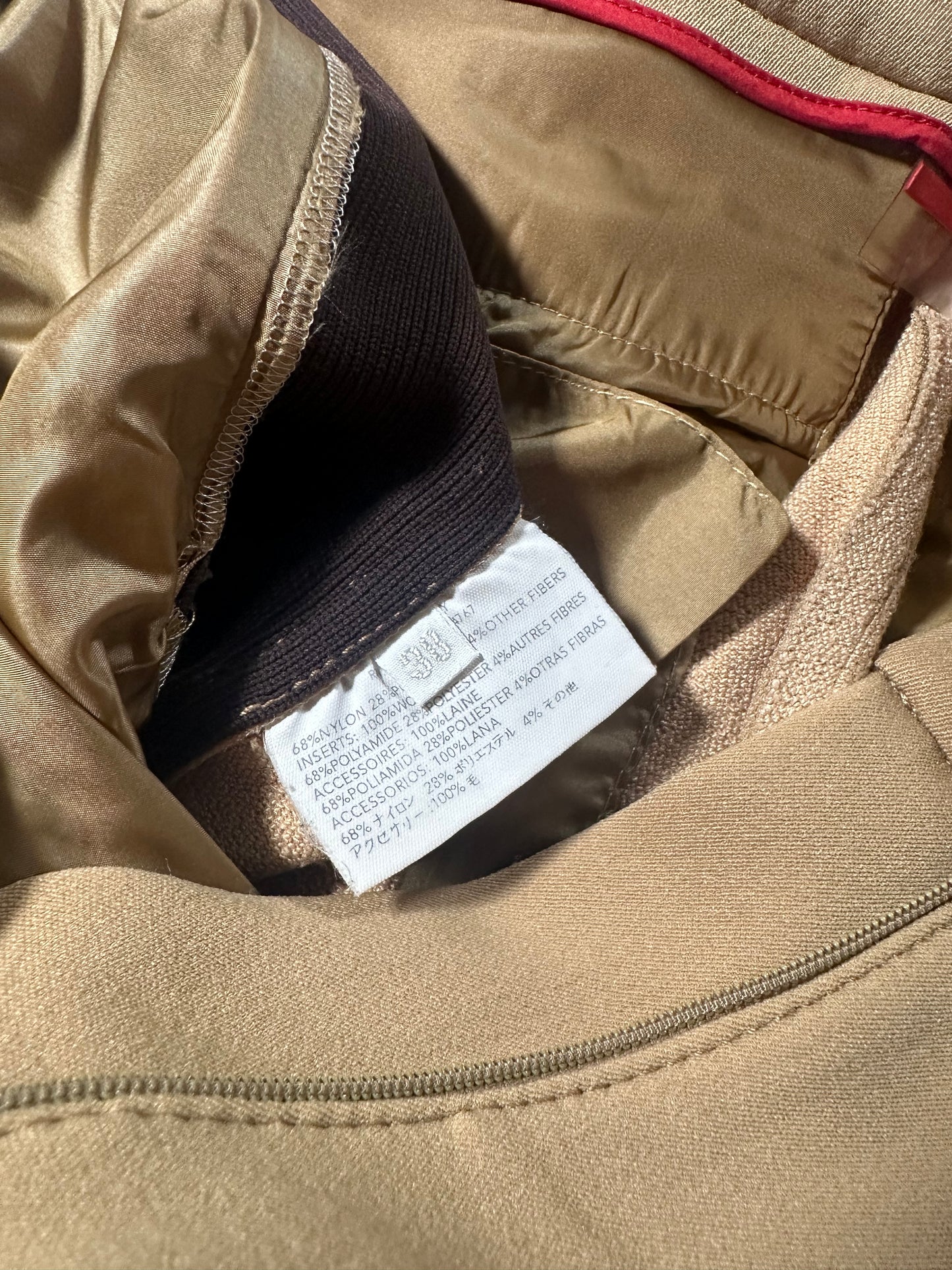 Prada Sport Linea Rossa Beige Technical Trousers (W27-28)