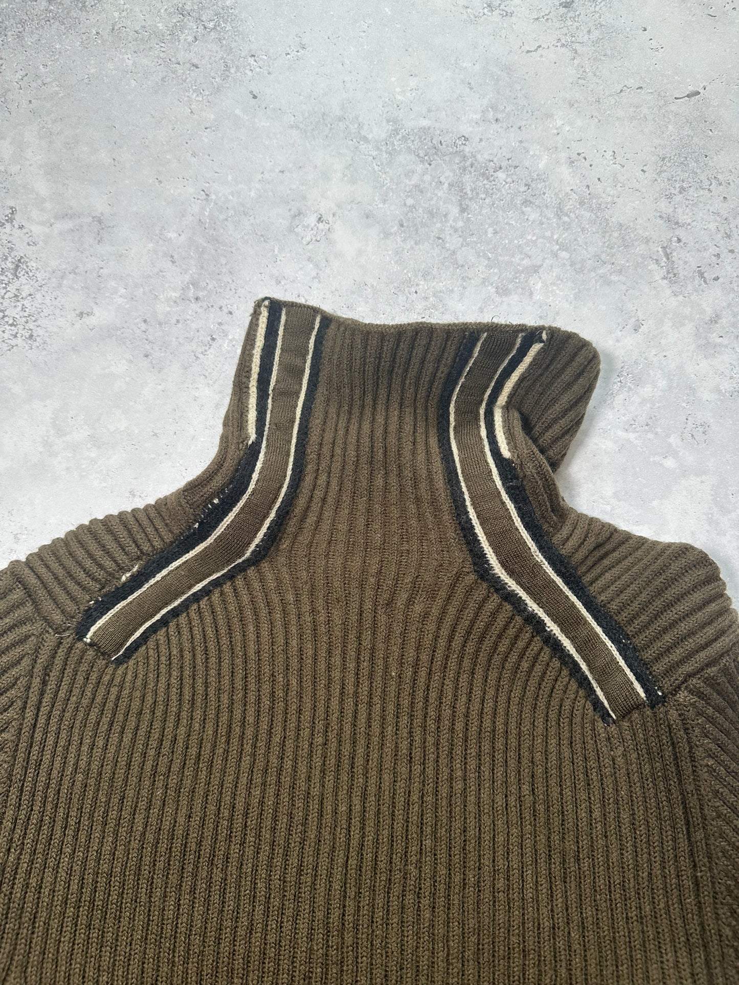 Stone Island AW2005 Ribbed Turtleneck Jumper by Paul Harvey