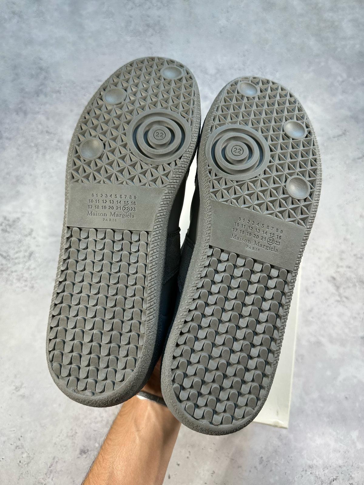 Maison Margiela 2018 GAT Low Sneakers in Cloud Grey (EU45 / UK11 / US12)