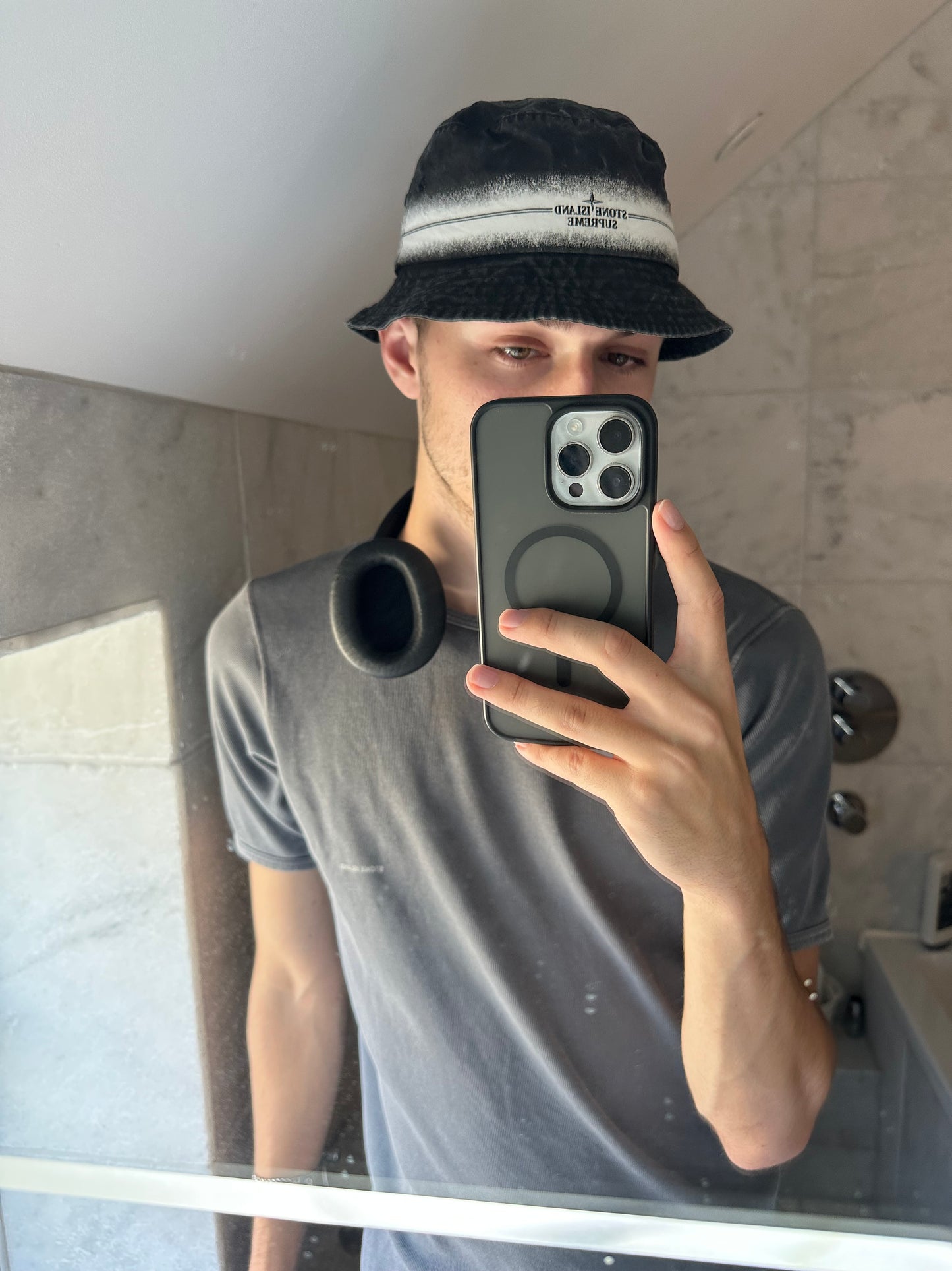 Stone Island x Supreme SS2022 Bucket Hat