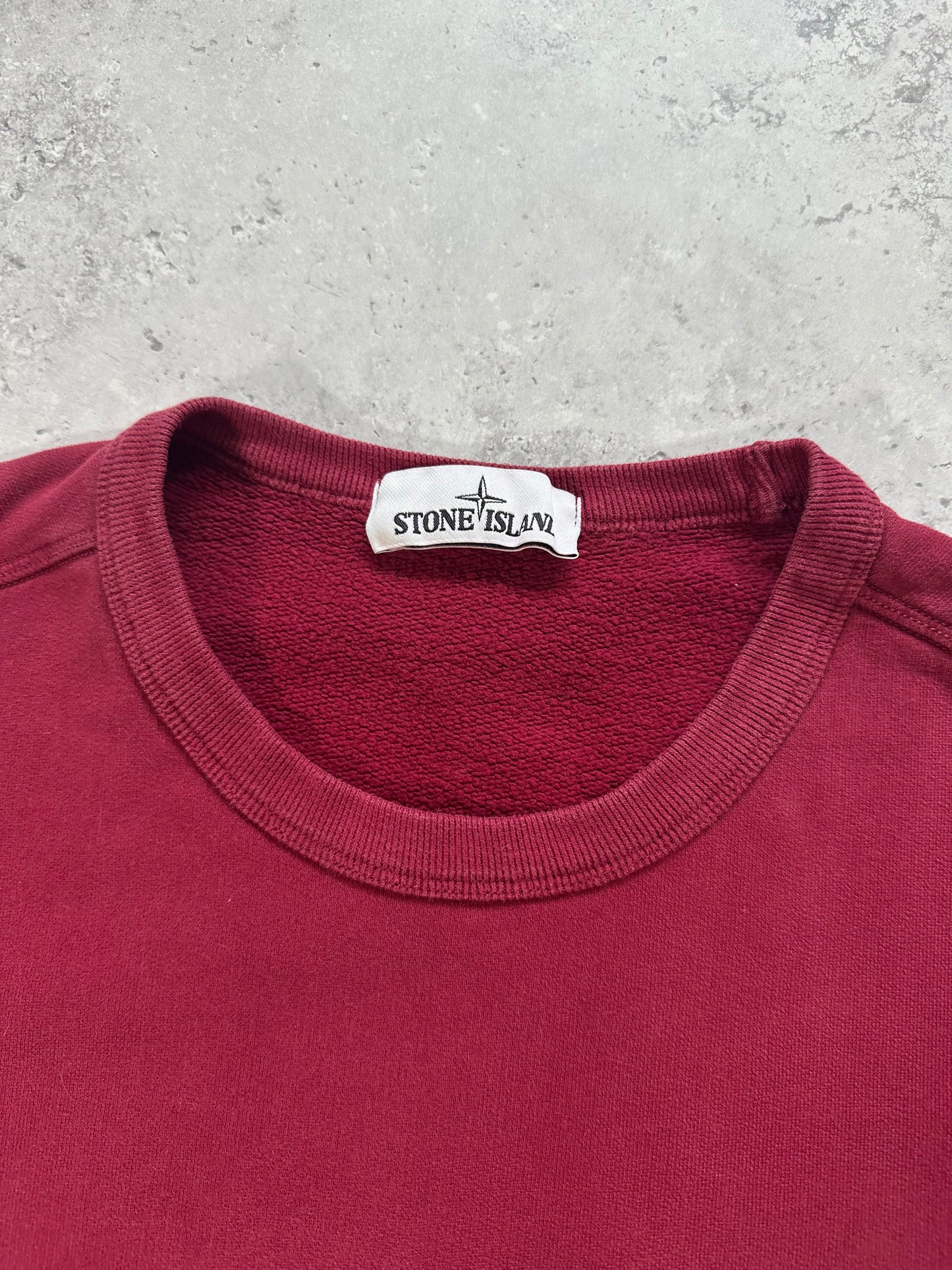 Stone Island AW2018 Embroidered Spellout Panelled Sweatshirt (L)
