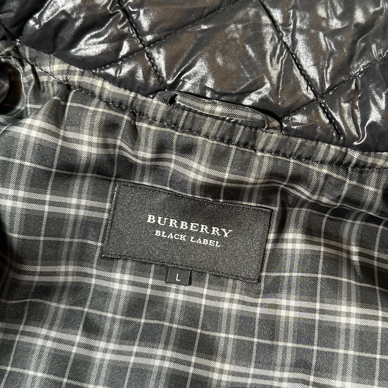 00’s Burberry Black Label Fur Hood Down Puffer Jacket (L fits M)
