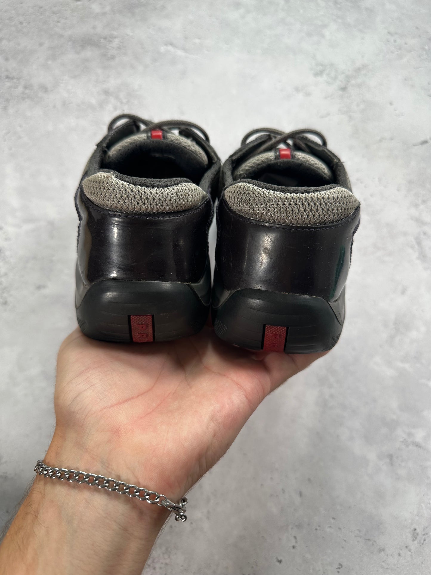 Prada America’s Cup Sneakers in Black