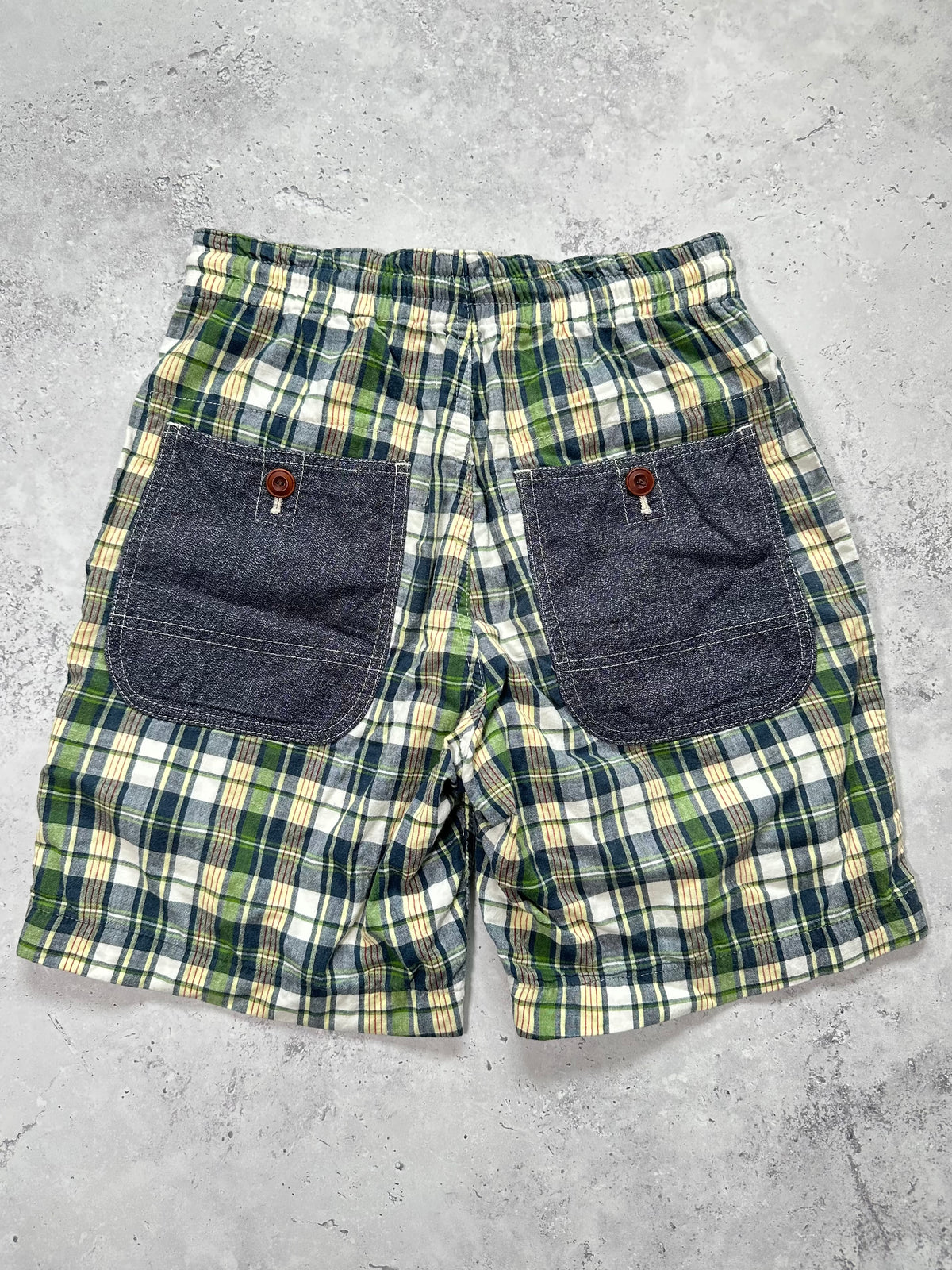 eYe Junya Watanabe Comme des Garçons AD2014 Plaid Shorts (XS fitting Waist 28-31”)