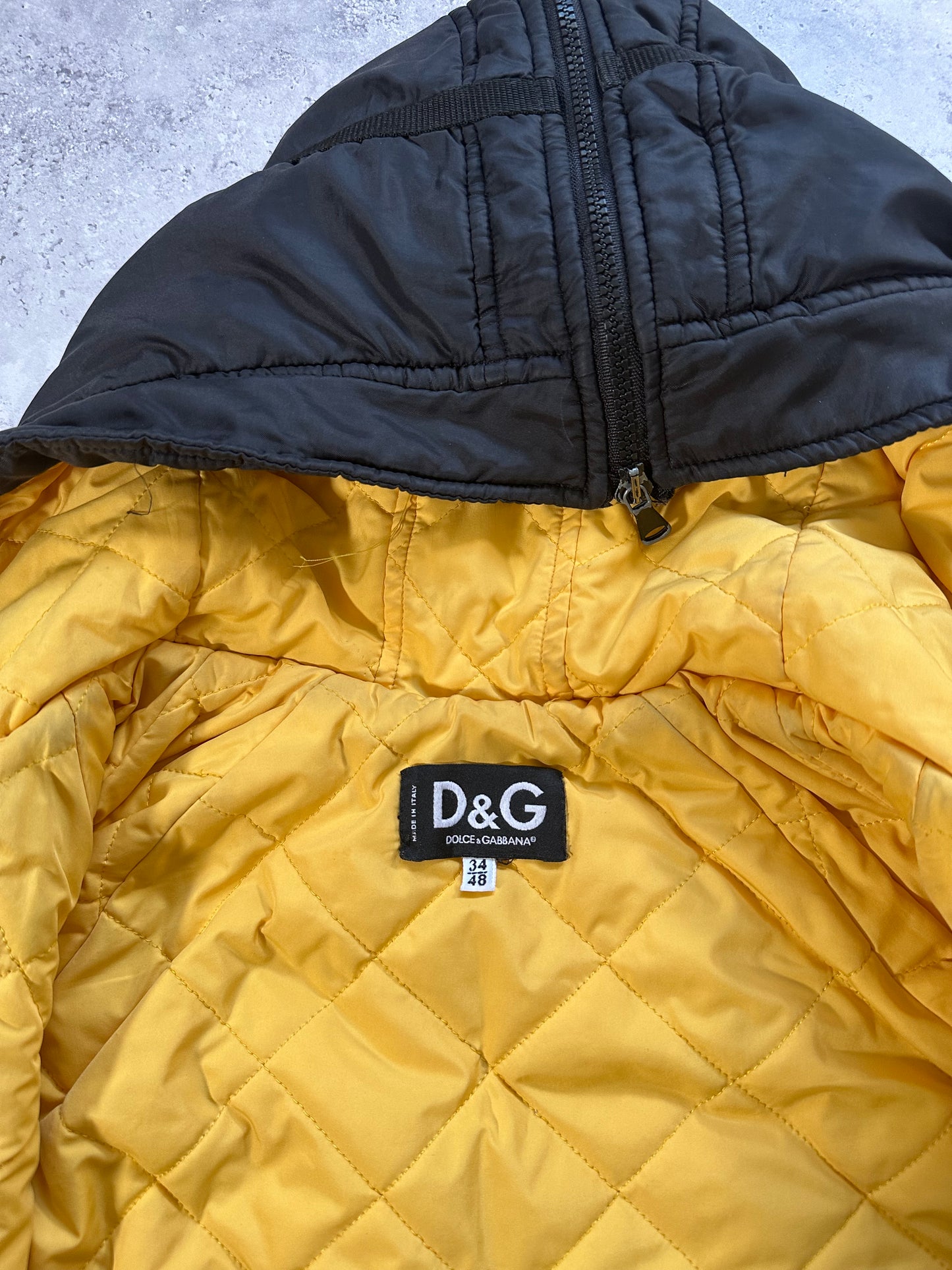 Dolce & Gabbana 2003 Bondage Cargo Black Hooded Jacket (M/L)