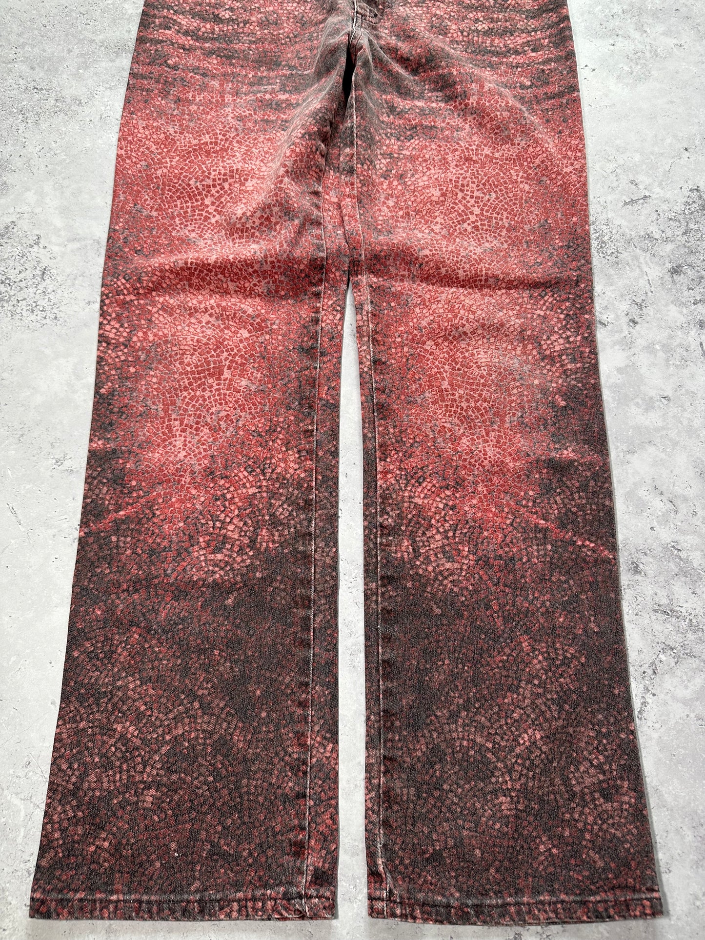 Roberto Cavalli 2005 Reptile Print Jeans (W30” L31”)