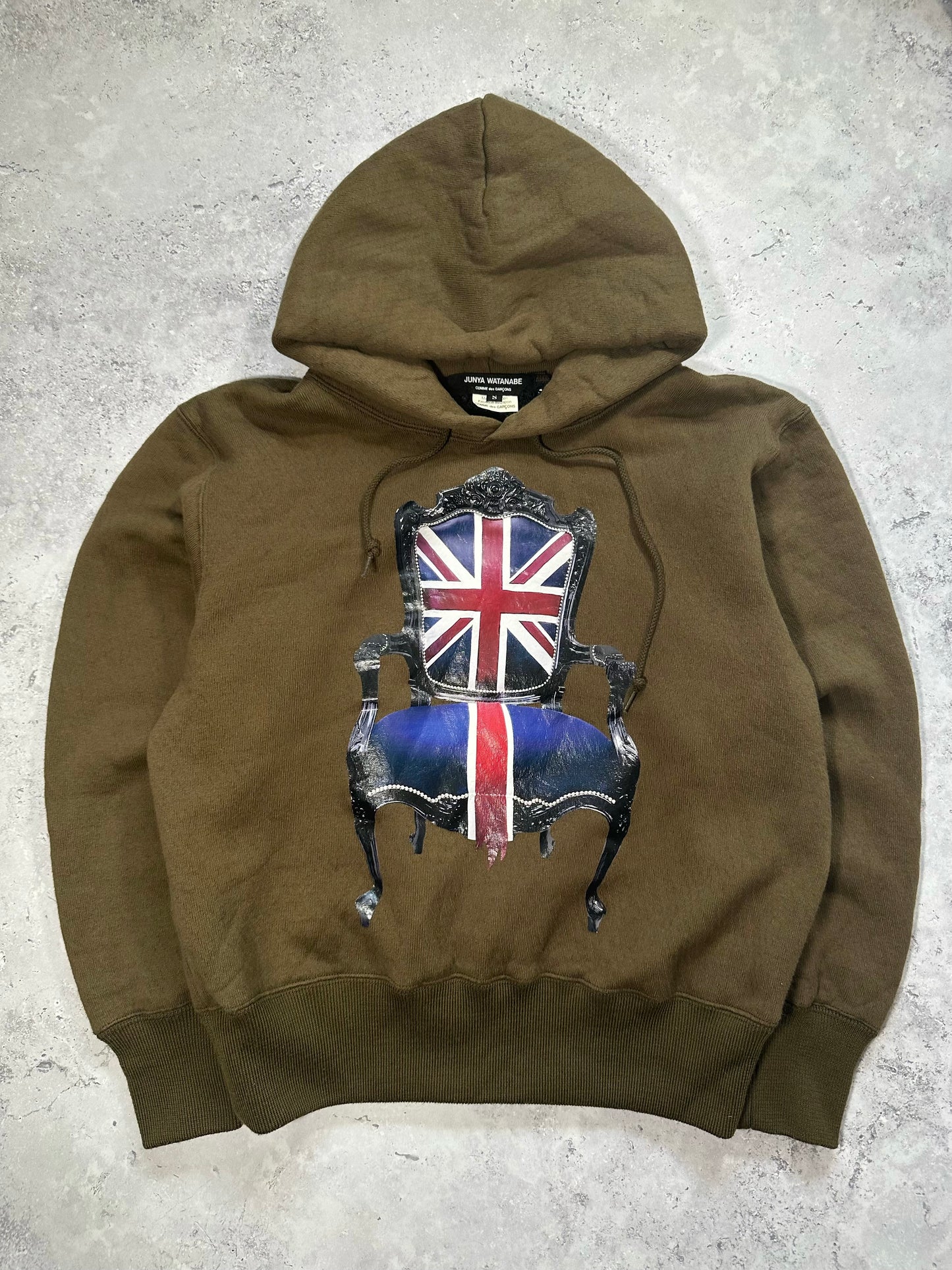 Junya Watanabe Comme Des Garçons AD2017 Union Jack Chair Hoodie