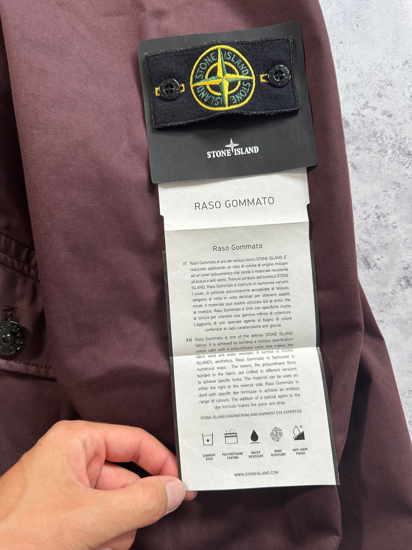 Stone Island AW2015 Raso Gommato Reversible ‘Spaceman’ Jacket