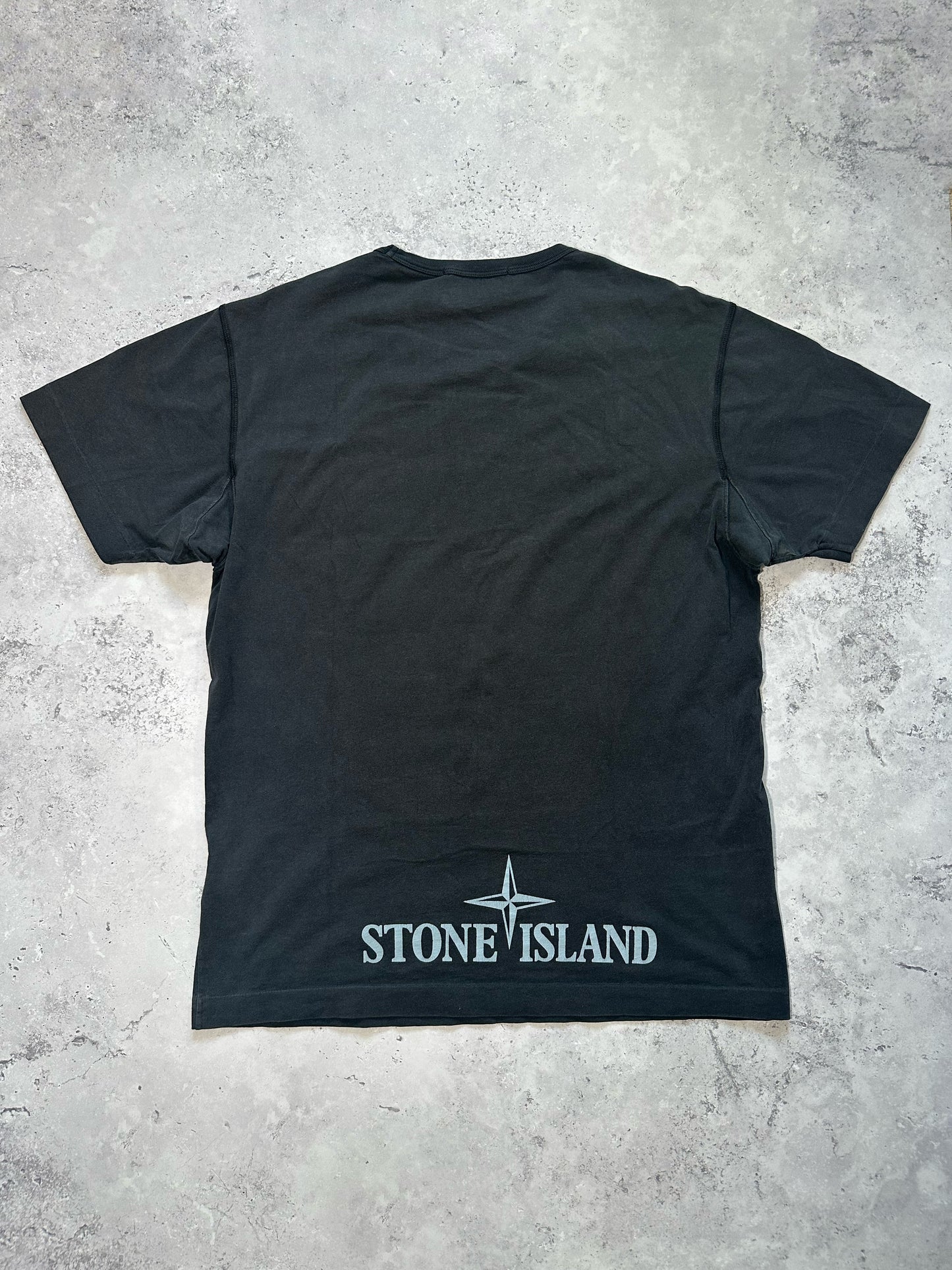 Stone Island Digi Camo Compass Spellout T-shirt (L)
