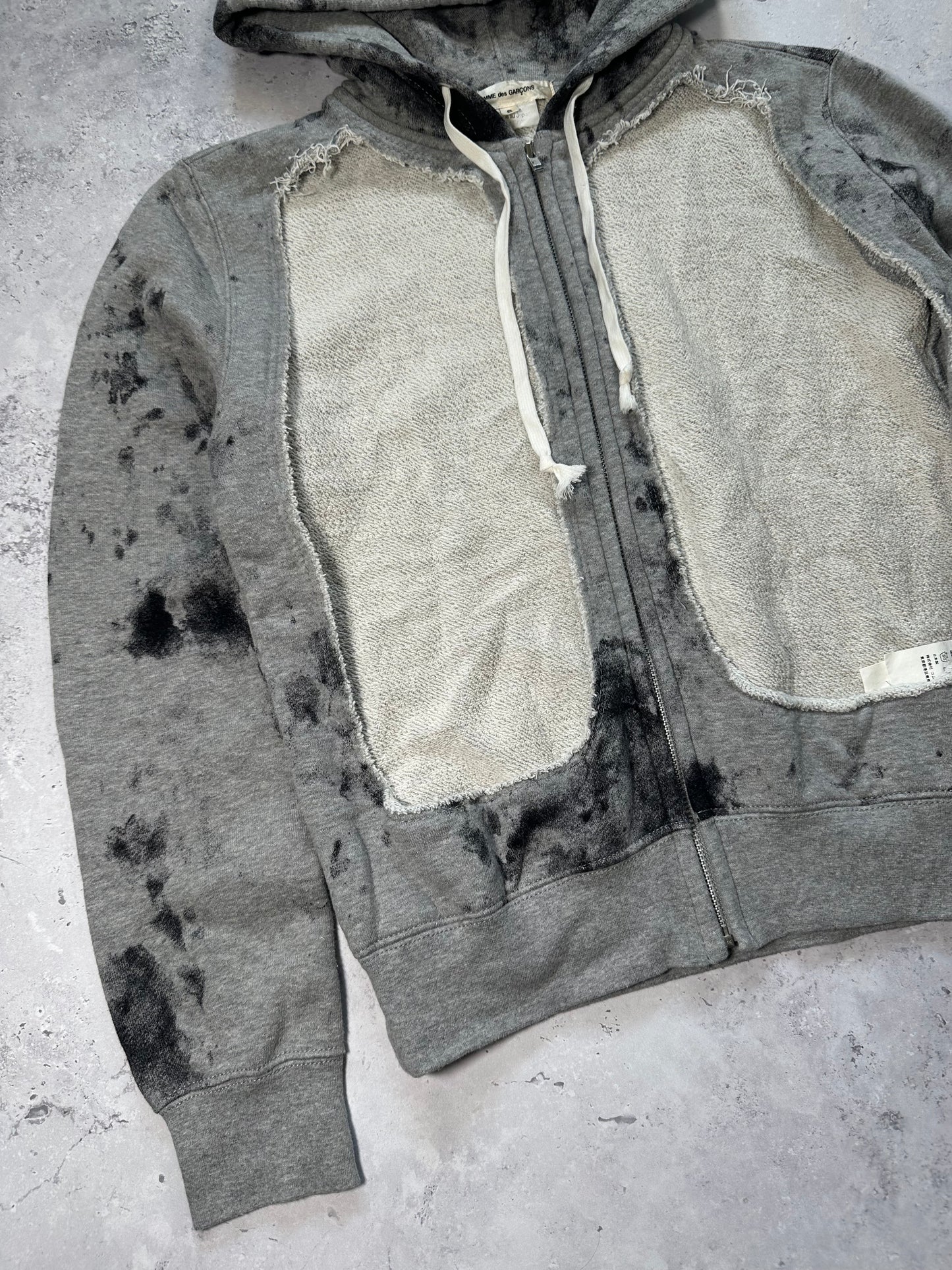 Comme des Garçons AD2016 Archive Cut Out Zip Hoodie (S)