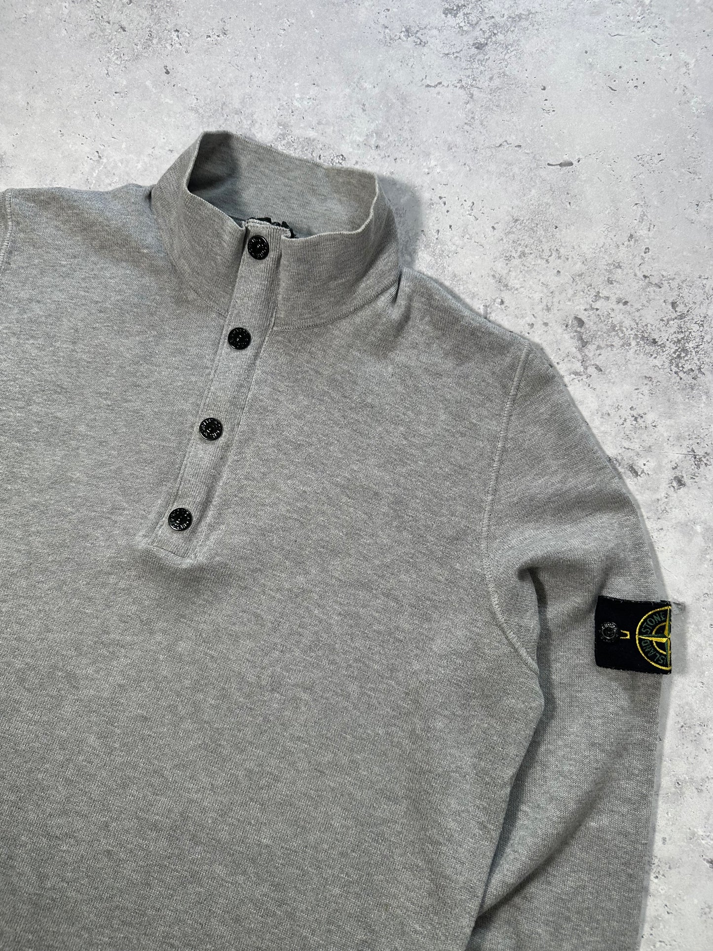 Stone Island SS2018 Quarter Zip Sweatshirt Jumper