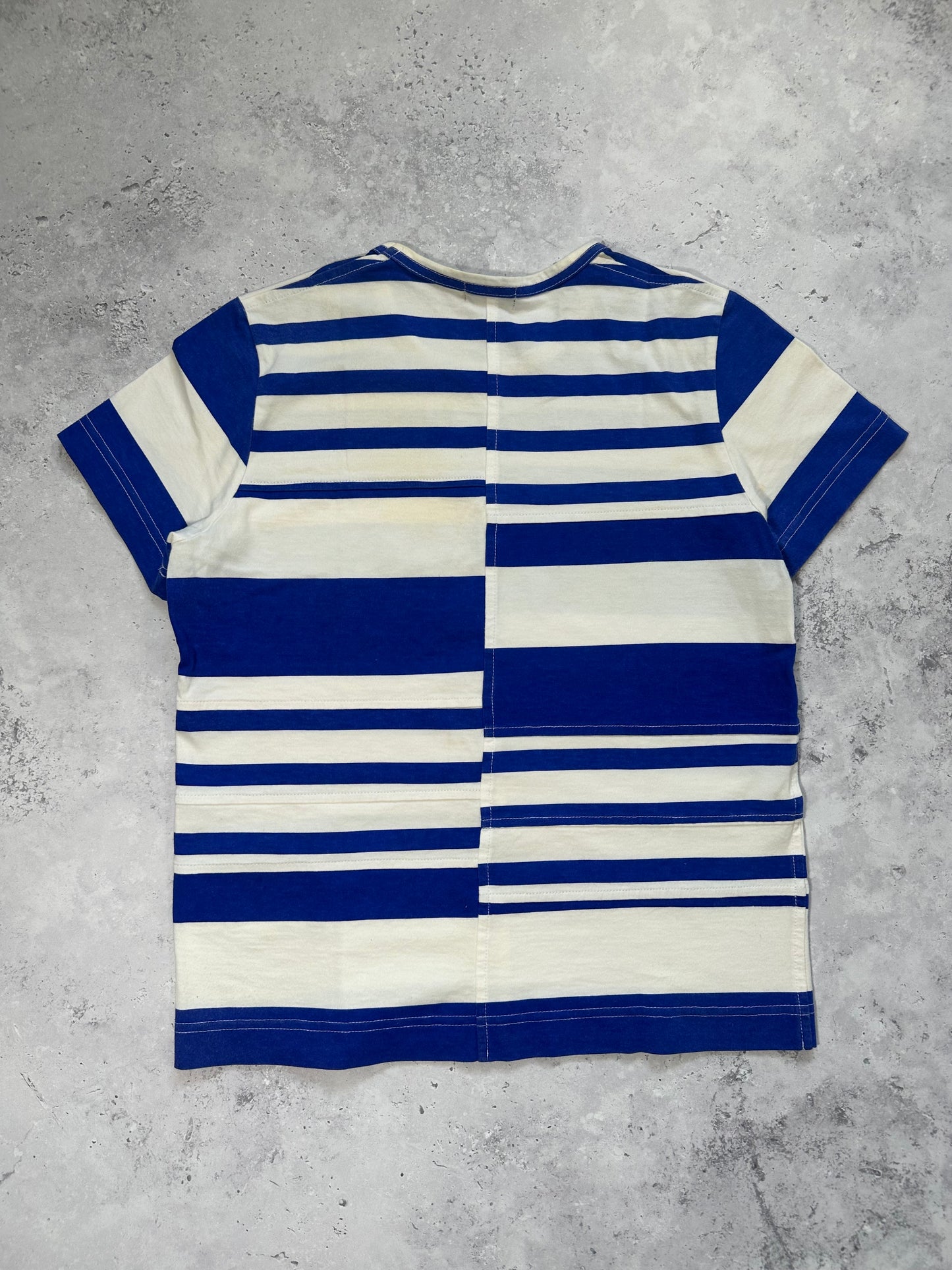 Comme des Garçons AD2002 Reconstrusted Striped Tshirt