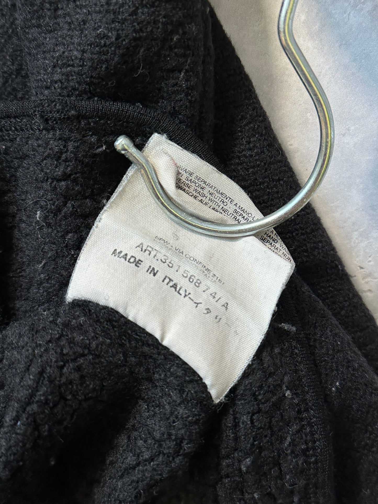Stone Island AW2001 Sherpa Lined Sweatshirt