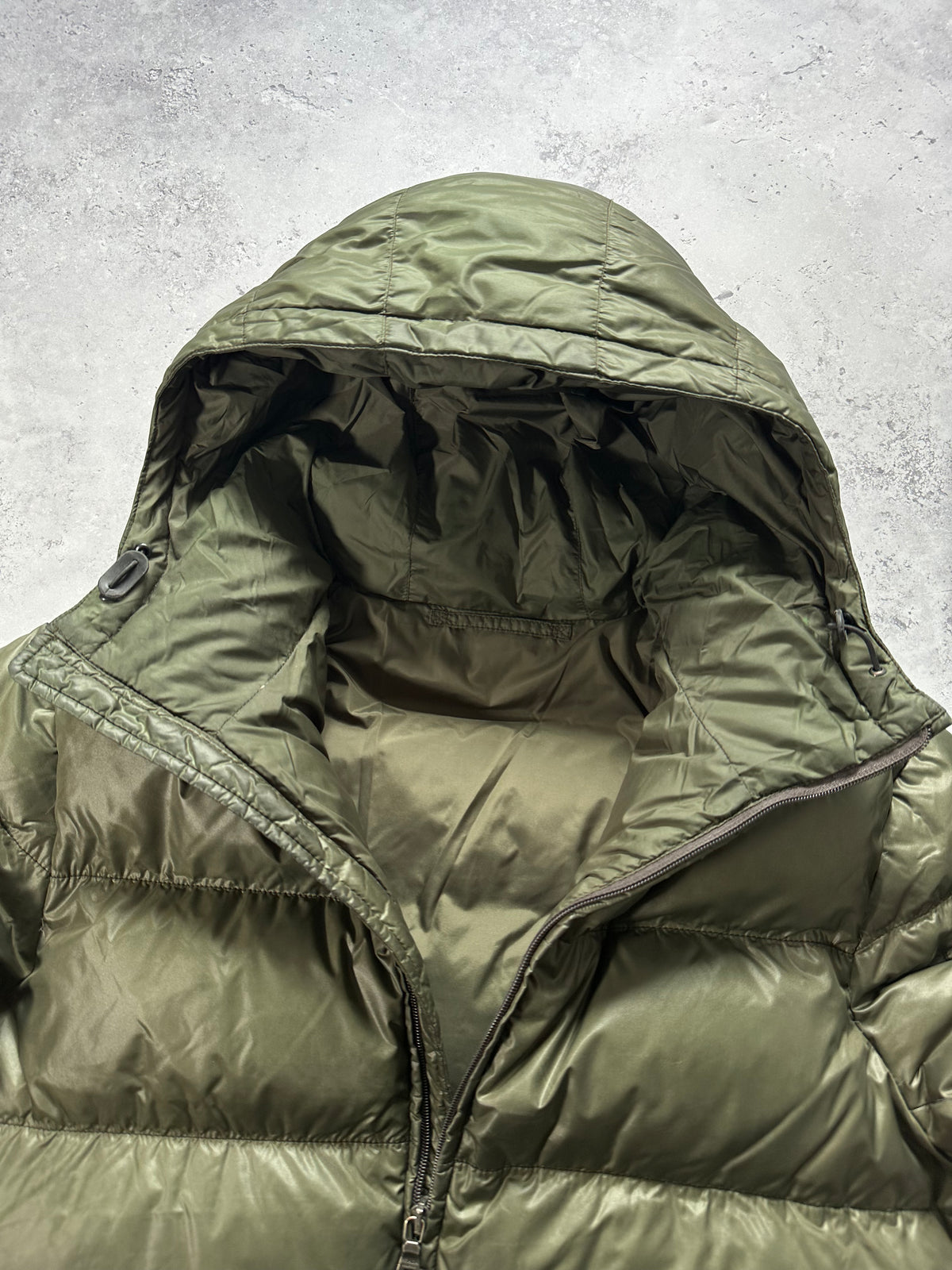 Prada FW2010 Olive Nylon Down Puffer Jacket (52)