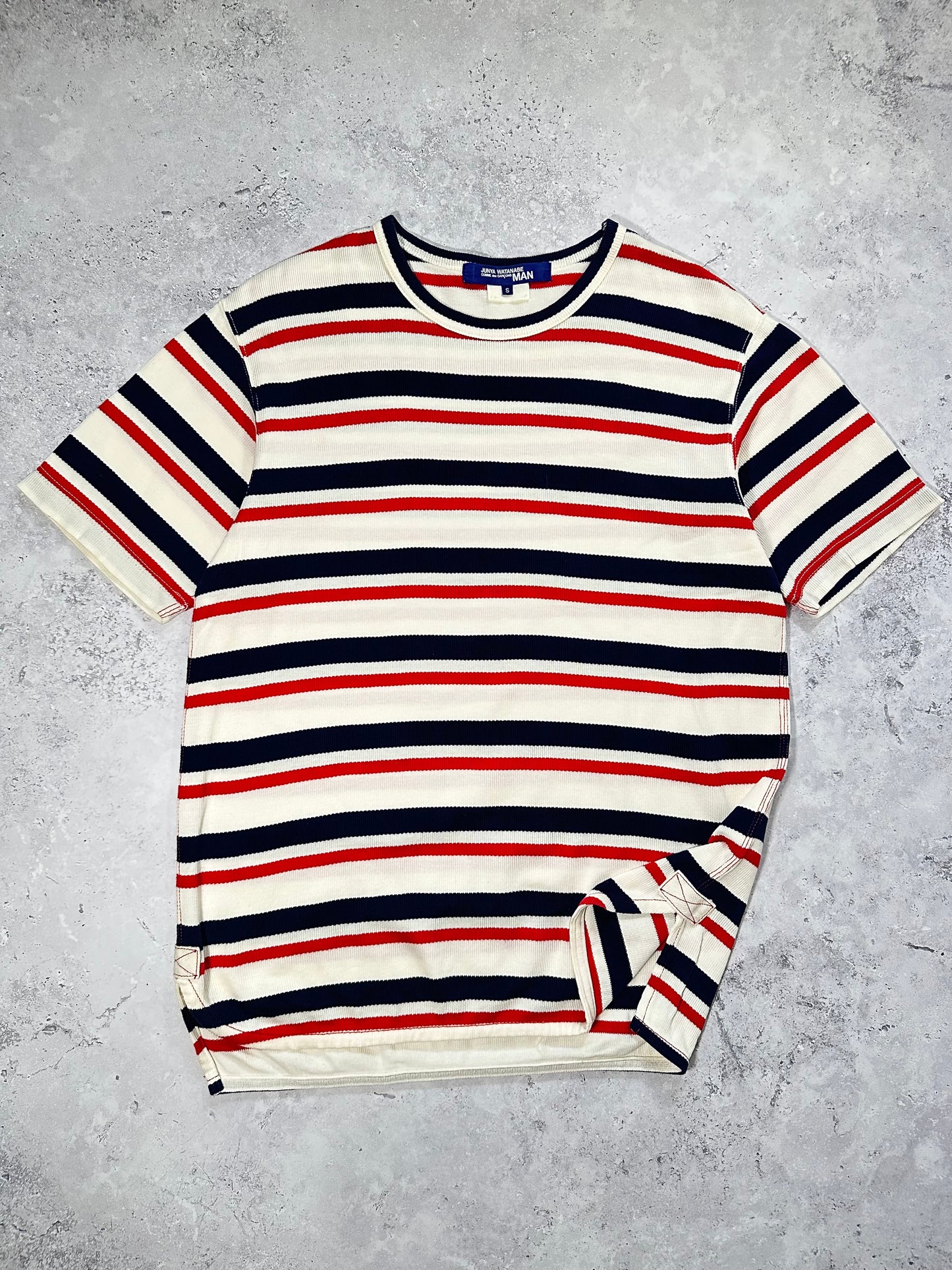 Junya Watanabe MAN Comme Des Garçons AD2017 Striped Knit Tshirt