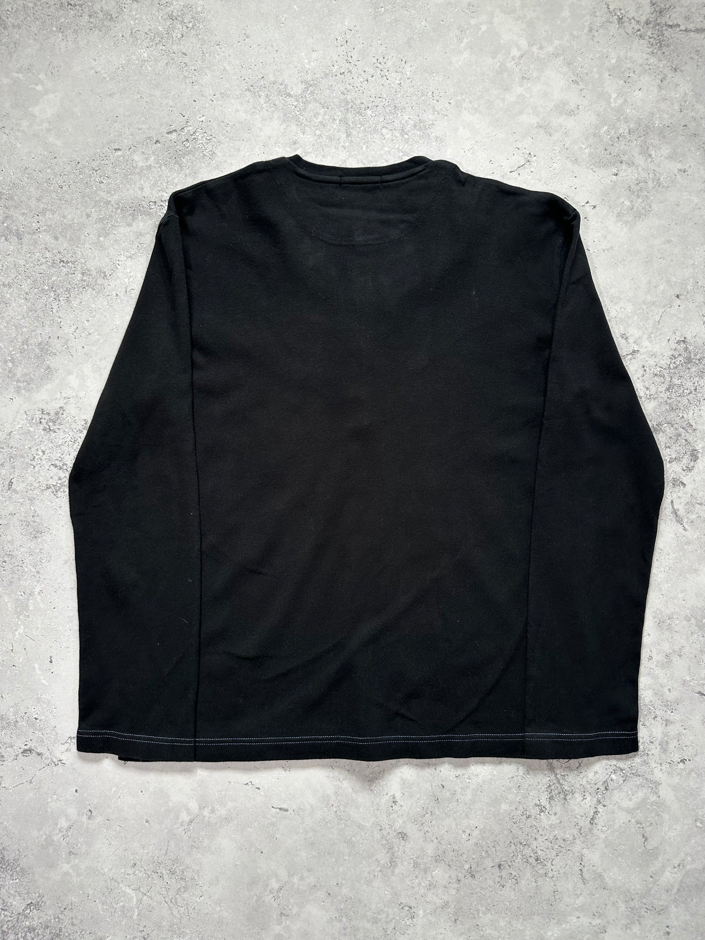 Burberry Black Label 2009 England Crest Longsleeve Henley T-shirt (M)
