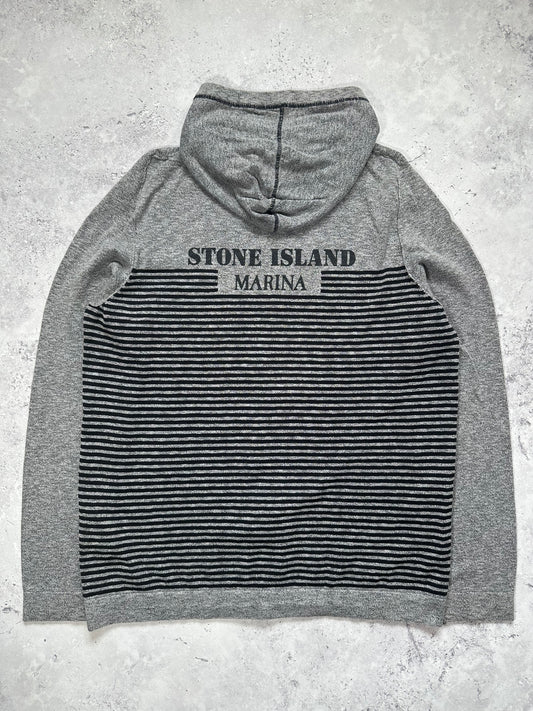 Stone Island 2017 Marina Striped Zip Hoodie (M)