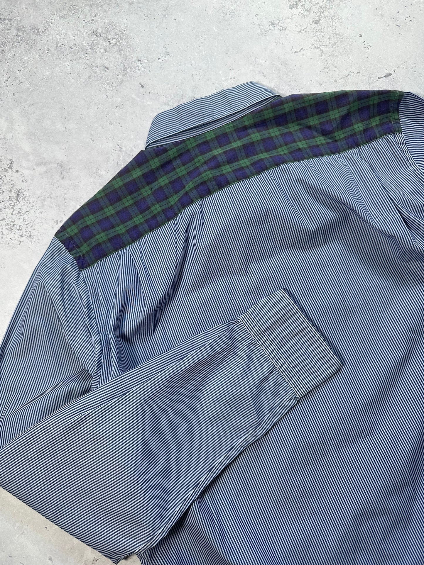 Comme des Garçons Homme AD2008 Plaid Button Up Longsleeve Shirt (M)