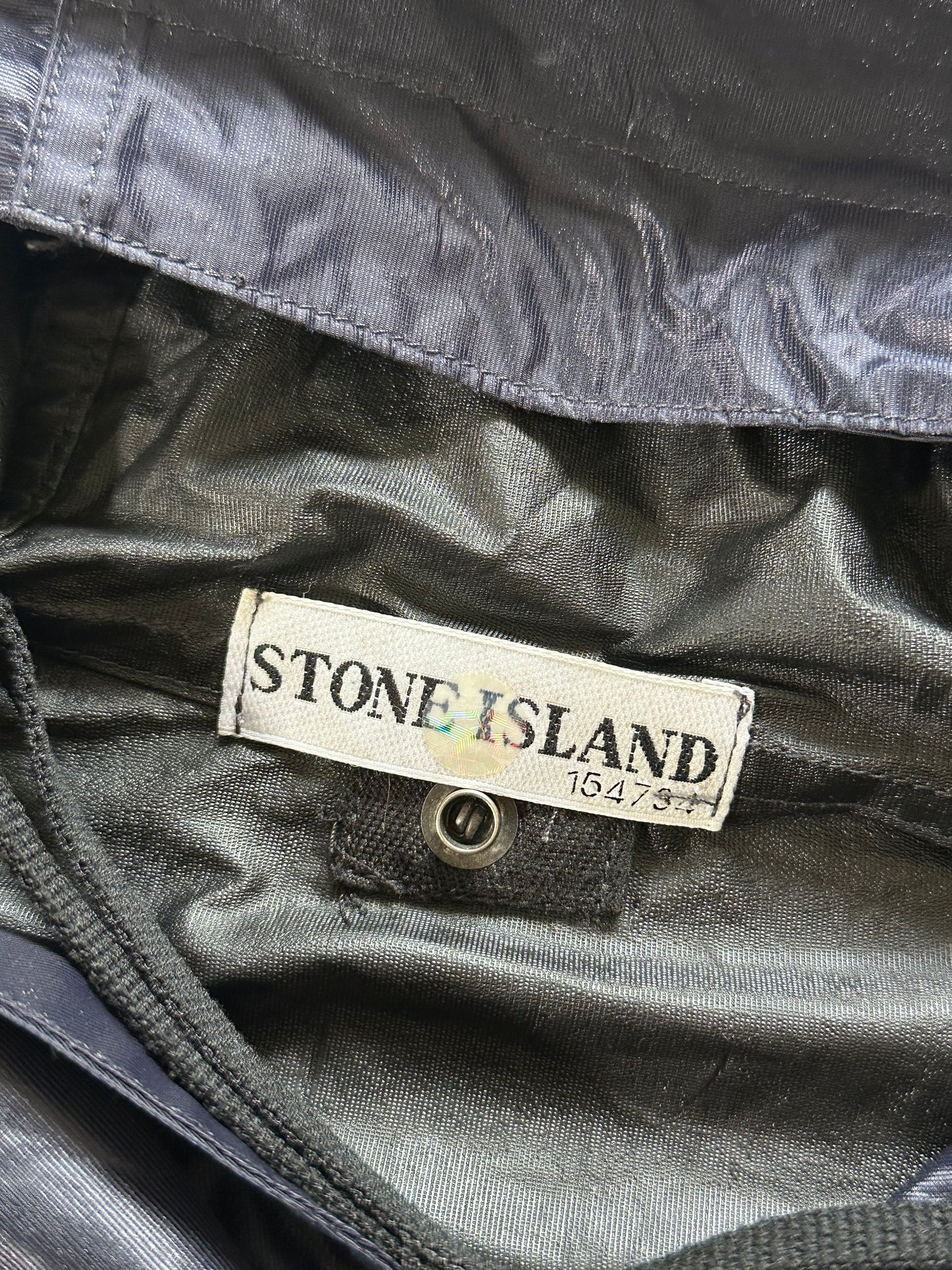 Stone Island AW2000 Liquid Finish Polyurethane Hooded Jacket (XXL)