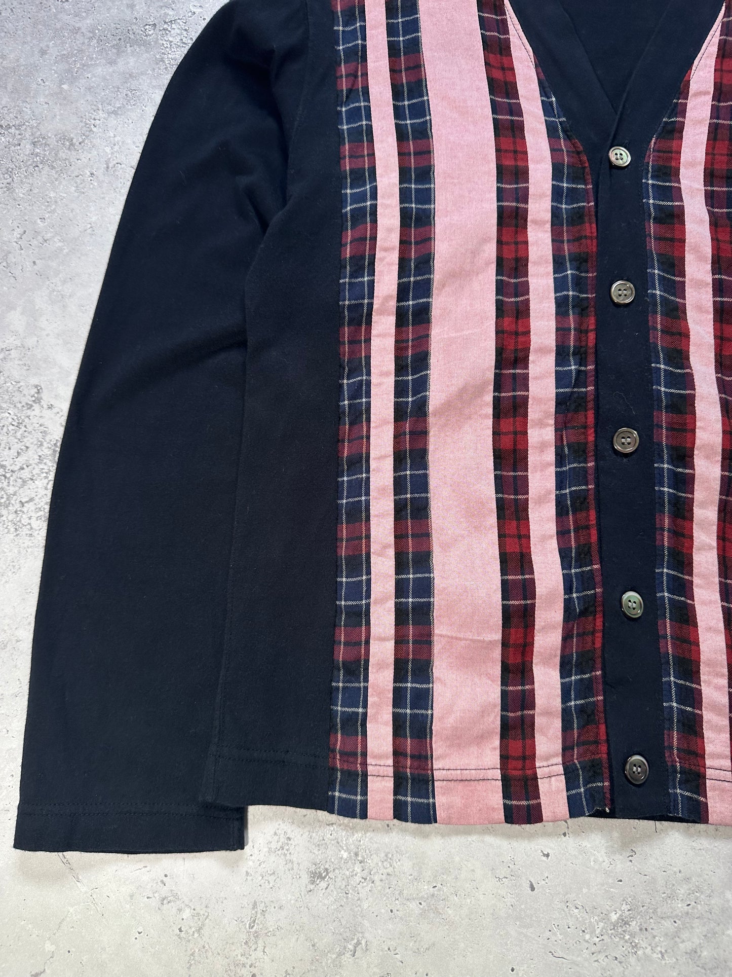 Comme des Garçons Homme AD2009 Plaid Stripe Cardigan (S)