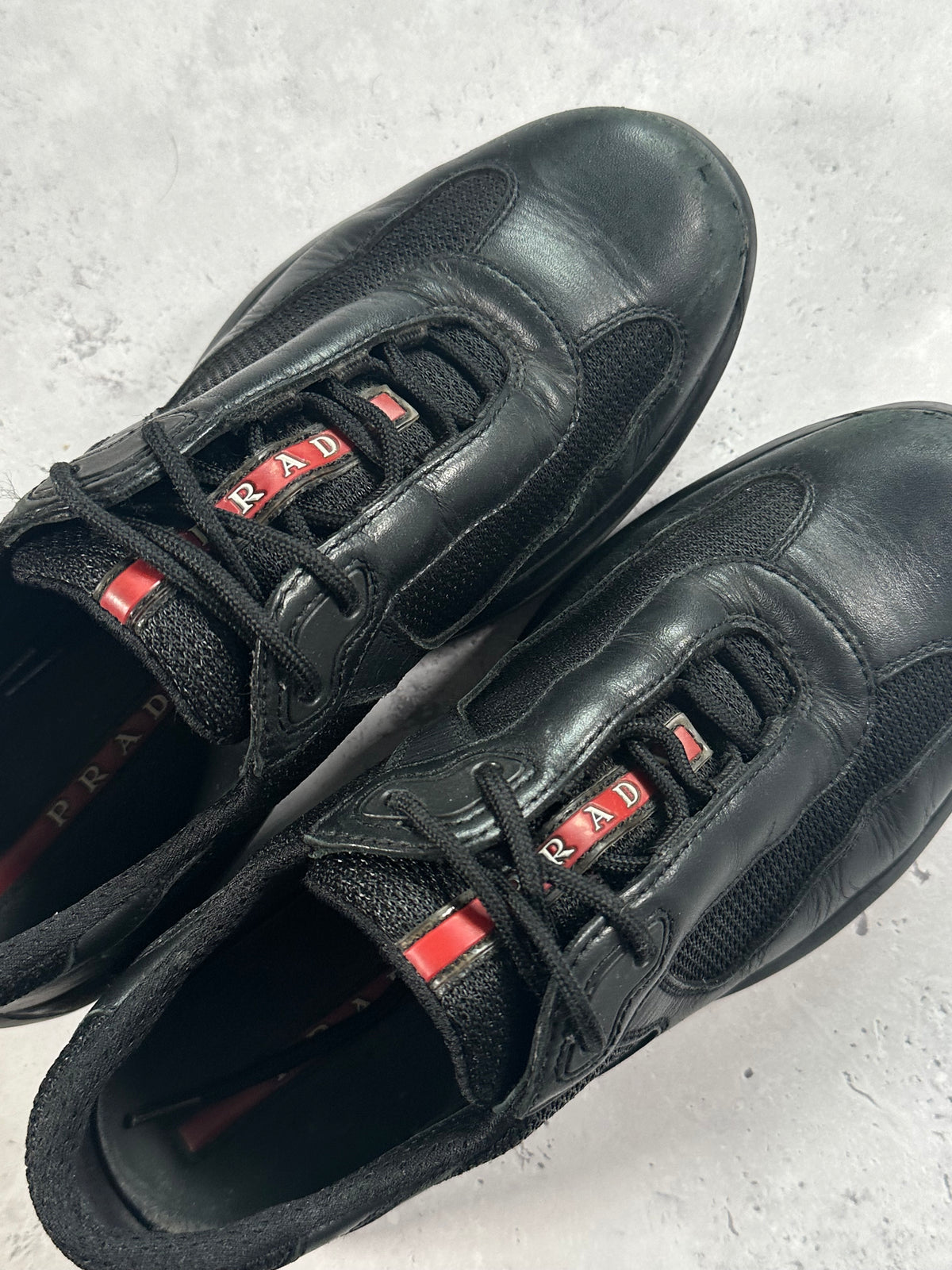 Prada Linea Rossa America’s Cup Sneakers in Black (UK5/EU37.5-38/US6)
