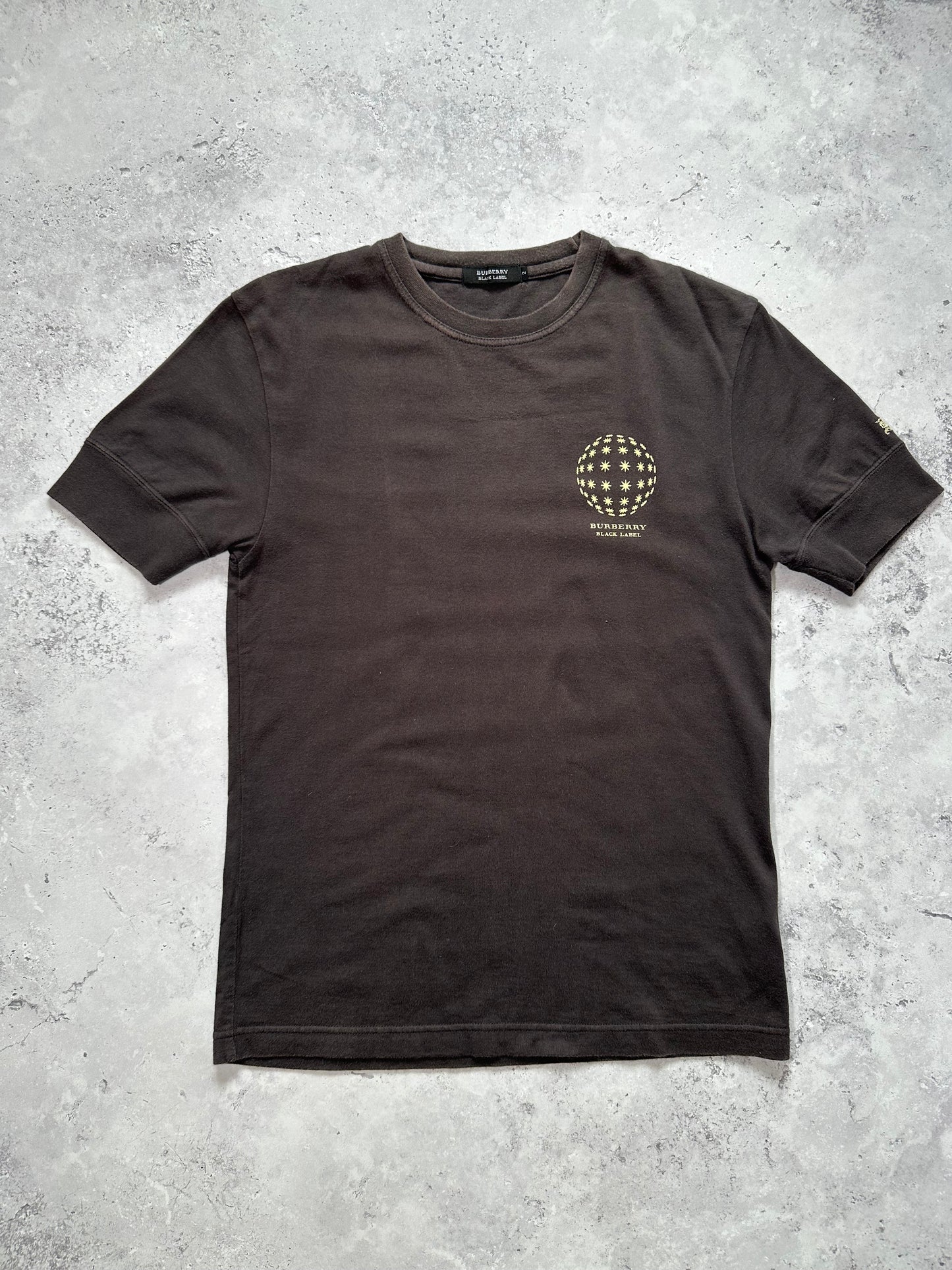 Burberry Black Label 2008 Union Jack Spell Out Tshirt (S)
