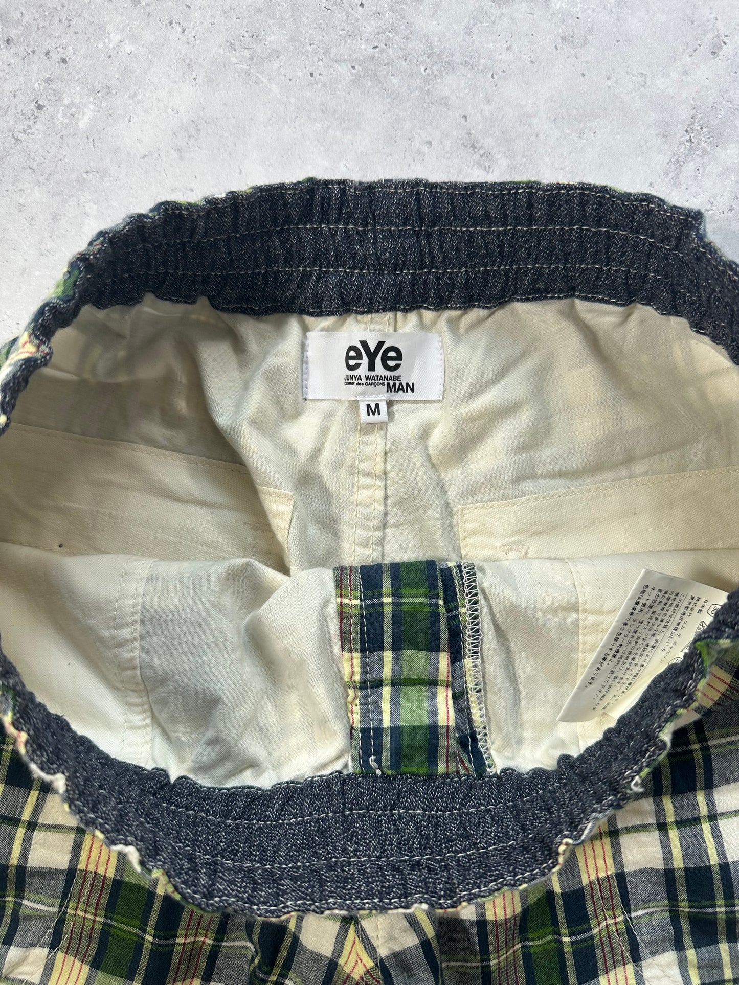 eYe Junya Watanabe MAN Comme des Garçons AD2014 Plaid Shorts (M)