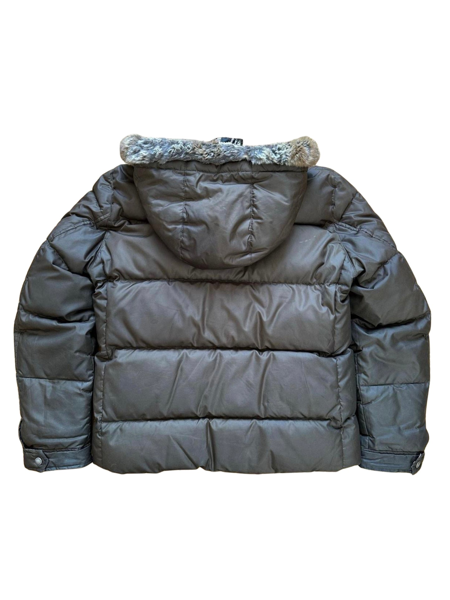 Burberry Black Label Fur Hood Puffer Jacket LL