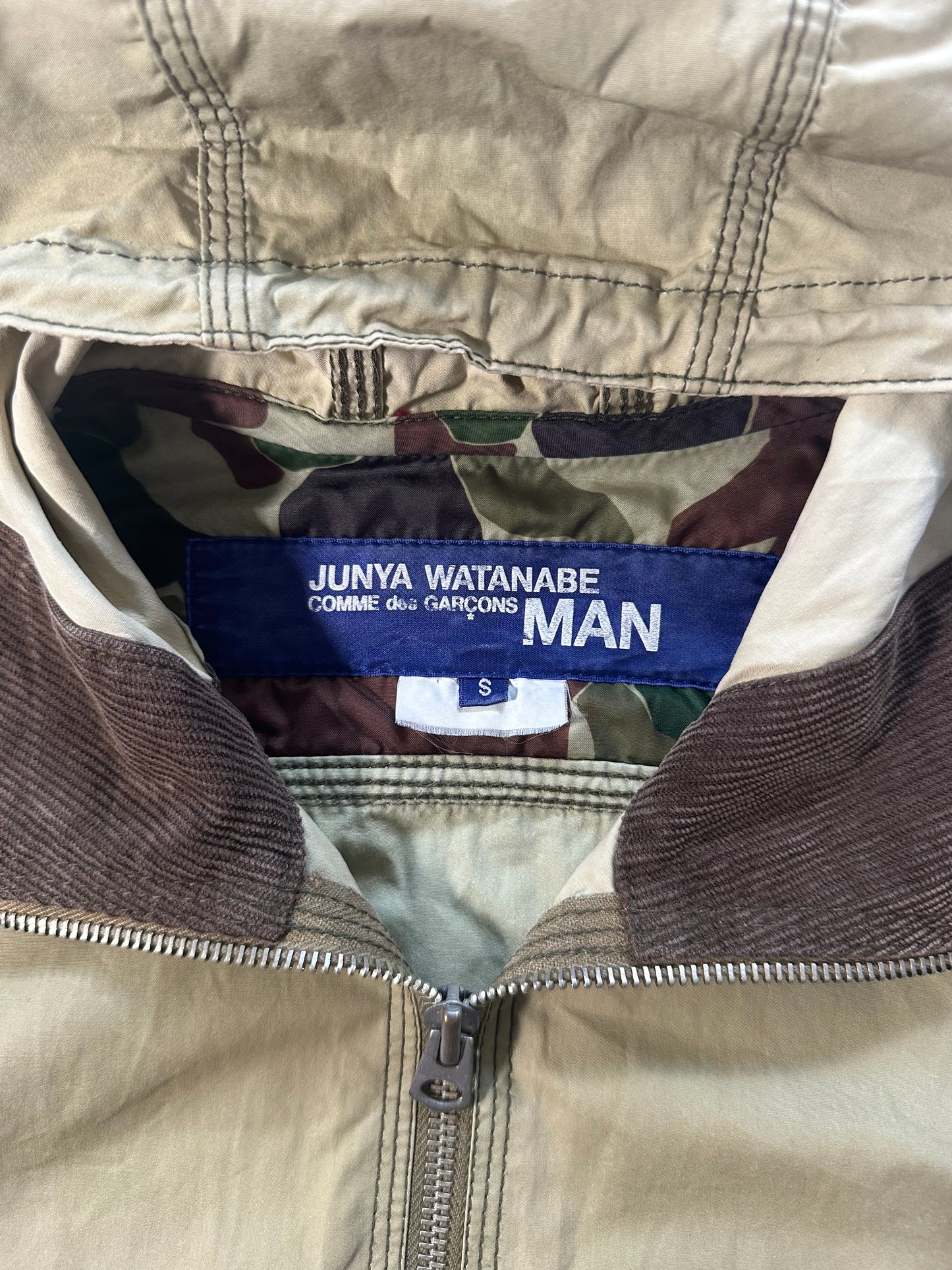 Junya Watanabe MAN Comme des Garçons AD2010 Plaid Patchwork Hooded Jacket (S/M)
